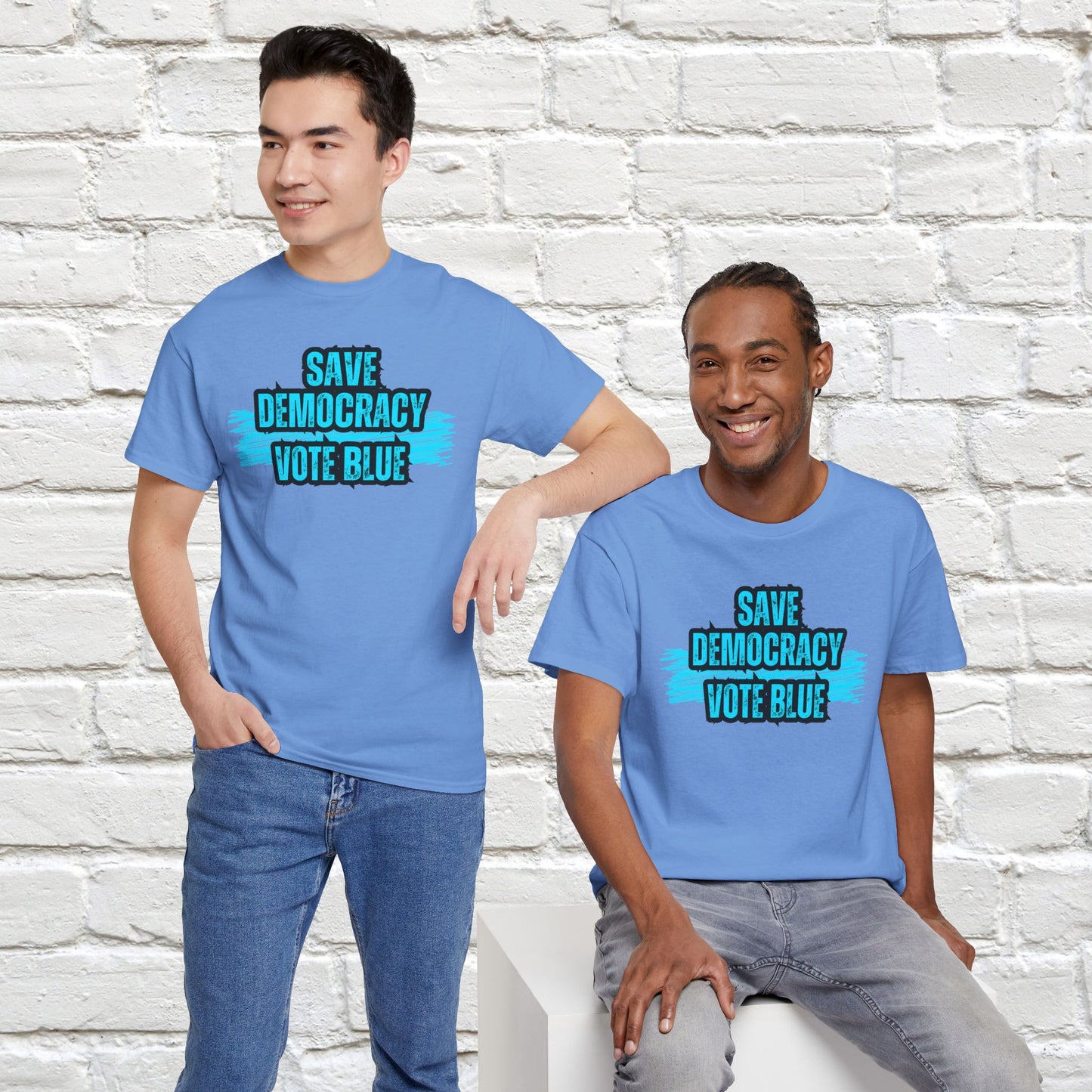 Save Democracy Vote Blue Shirt- Save Democracy Tee- Democrat Presidential Election T-Shirt