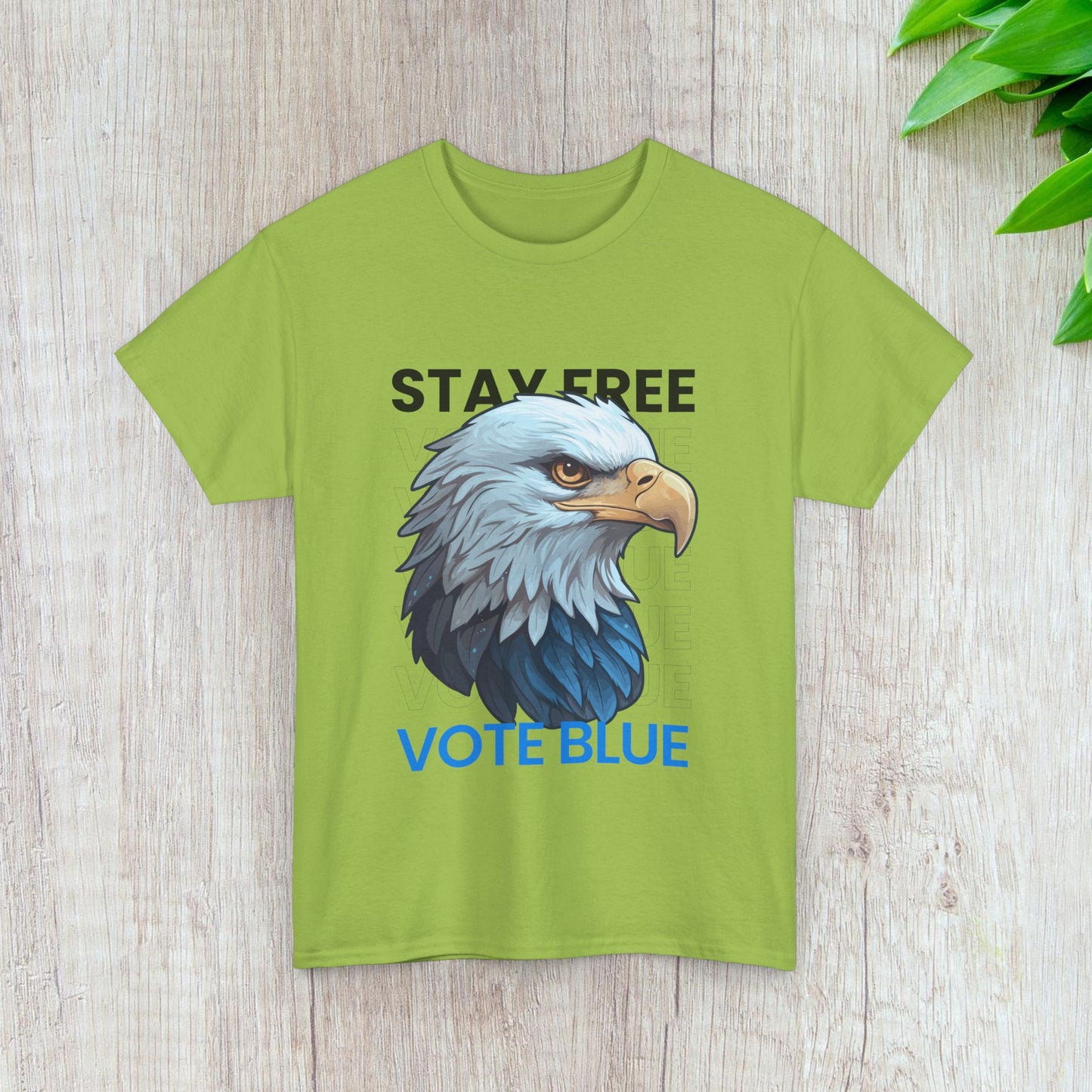 Stay Free Vote Blue Shirt- Freedom Tee- Democrat Presidential Election T-Shirt