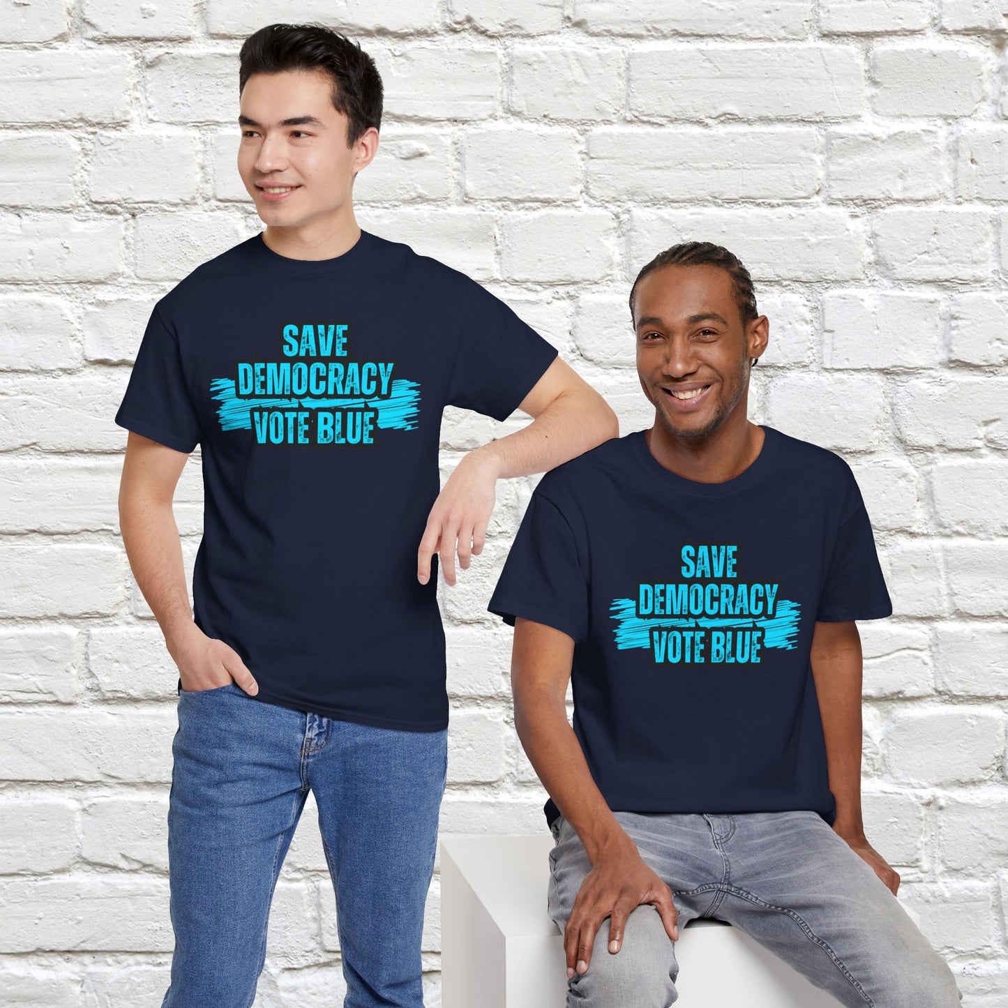 Save Democracy Vote Blue Shirt- Save Democracy Tee- Democrat Presidential Election T-Shirt