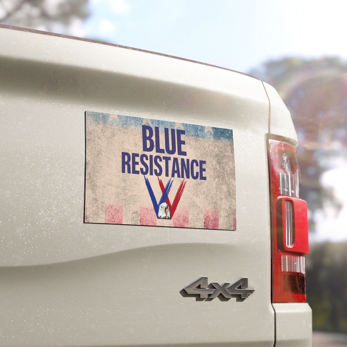 Car Magnets - Blue Resistance Statement Magnet
