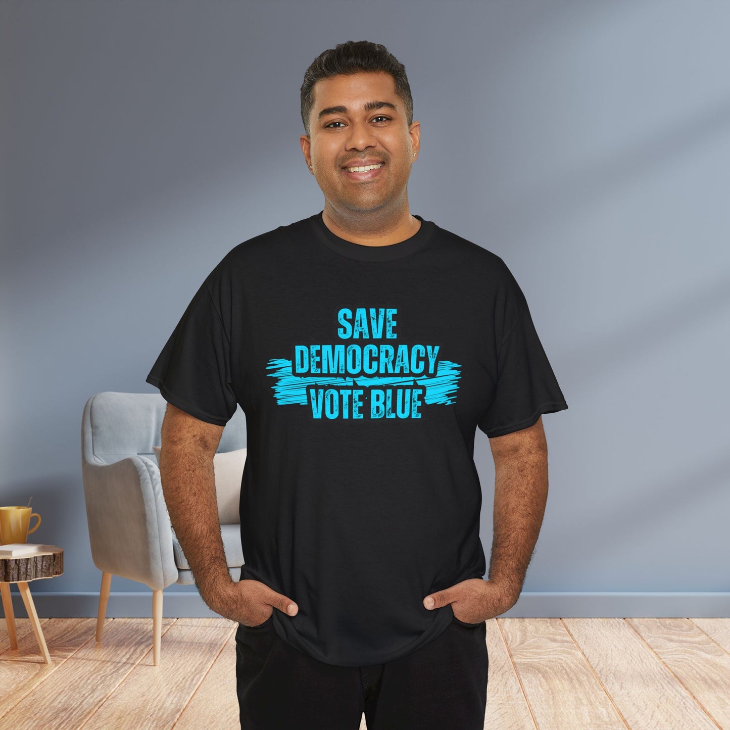 Save Democracy Vote Blue Shirt- Save Democracy Tee- Democrat Presidential Election T-Shirt