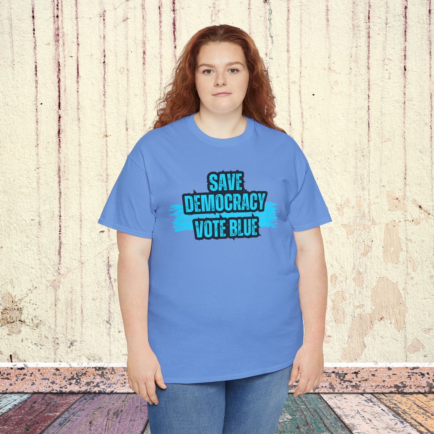 Save Democracy Vote Blue Shirt- Save Democracy Tee- Democrat Presidential Election T-Shirt