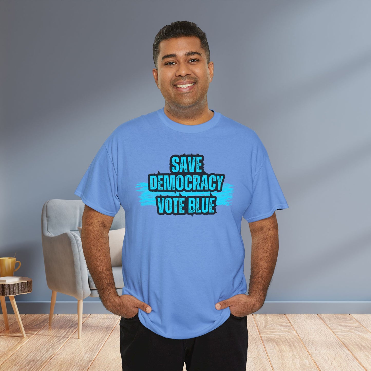 Save Democracy Vote Blue Shirt- Save Democracy Tee- Democrat Presidential Election T-Shirt
