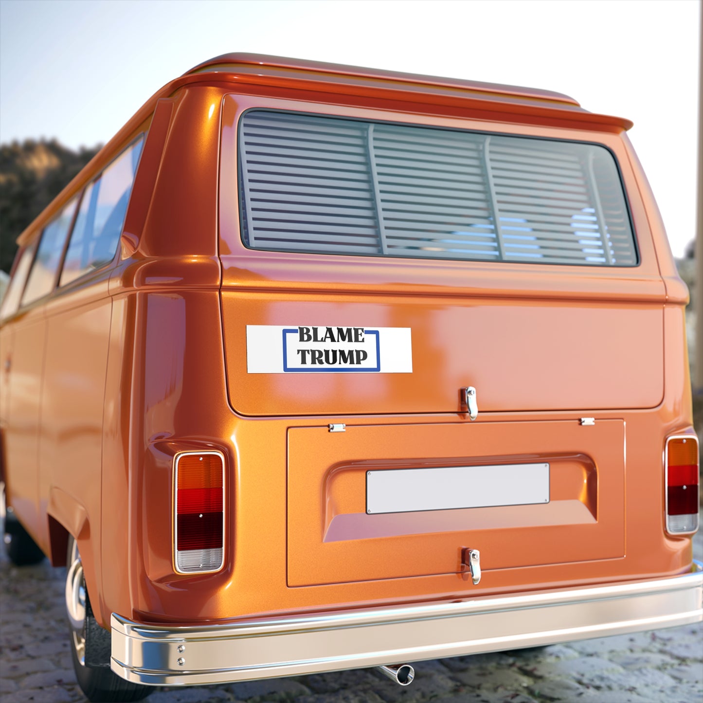 Blame Trump Political Bumper Stickers - Blame Trump Statement Sticker