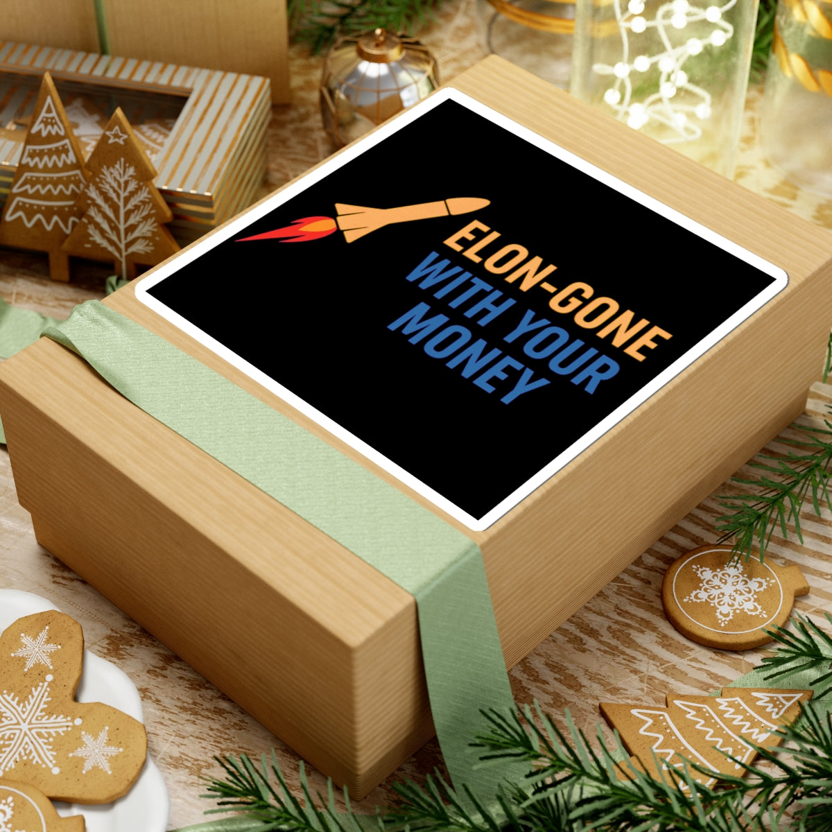 Resist Sticker Elon Gone With Your Money Anti-Trump Merch Political Decal FDT Protest Sticker Activist Anti-Fascism Resistance Decal