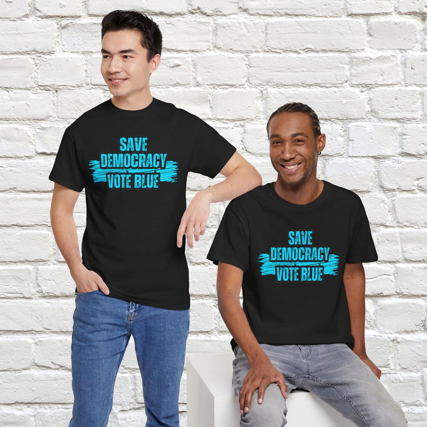 Save Democracy Vote Blue Shirt- Save Democracy Tee- Democrat Presidential Election T-Shirt