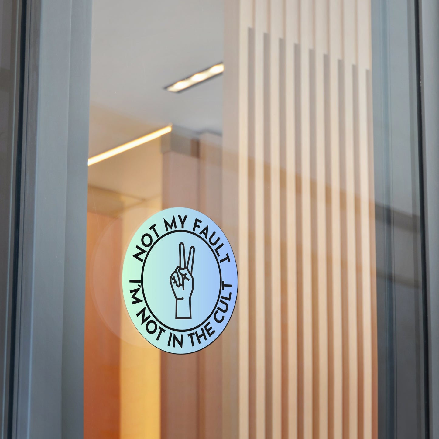 Vinyl Stickers - Don't Blame Me, I'm not in the cult