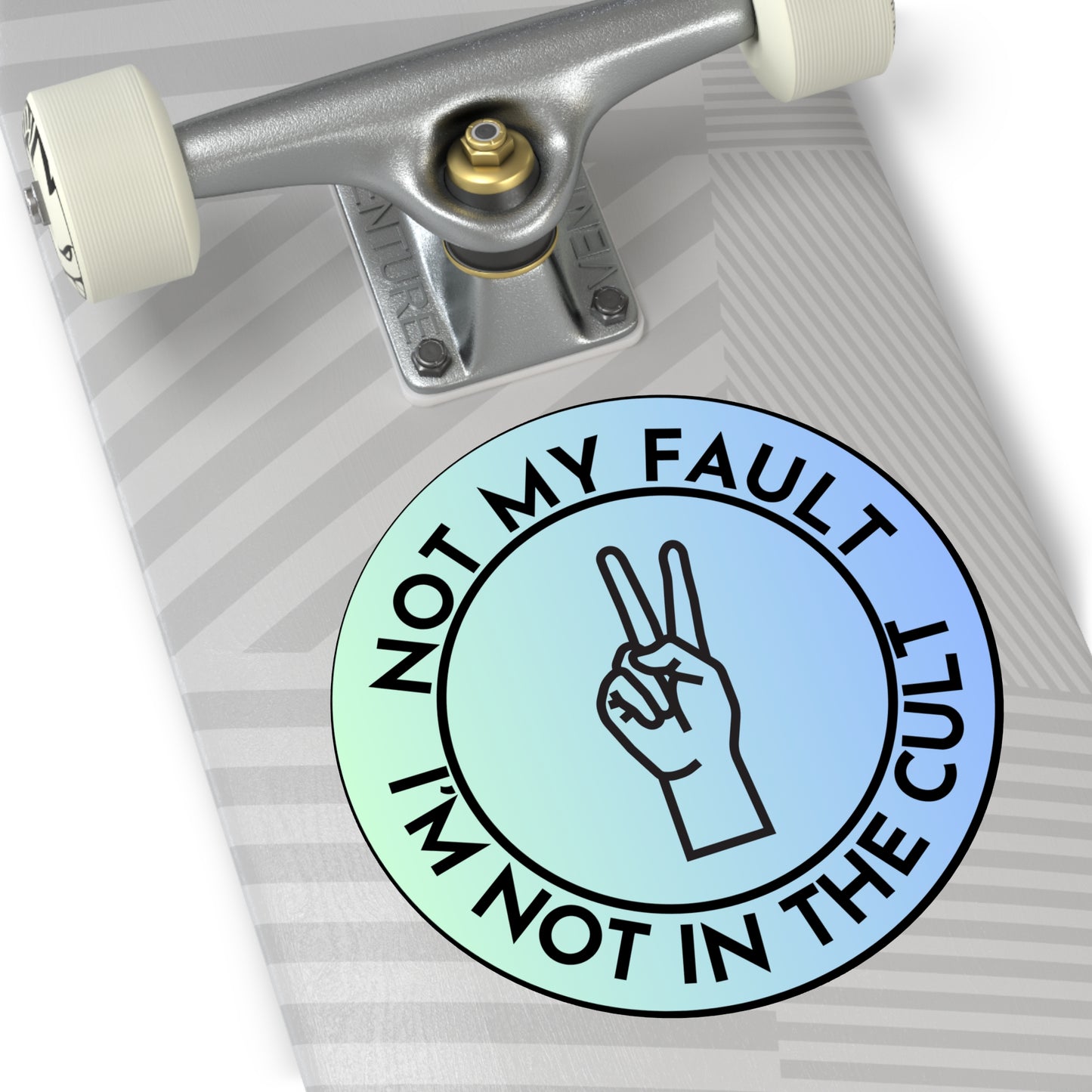 Vinyl Stickers - Don't Blame Me, I'm not in the cult