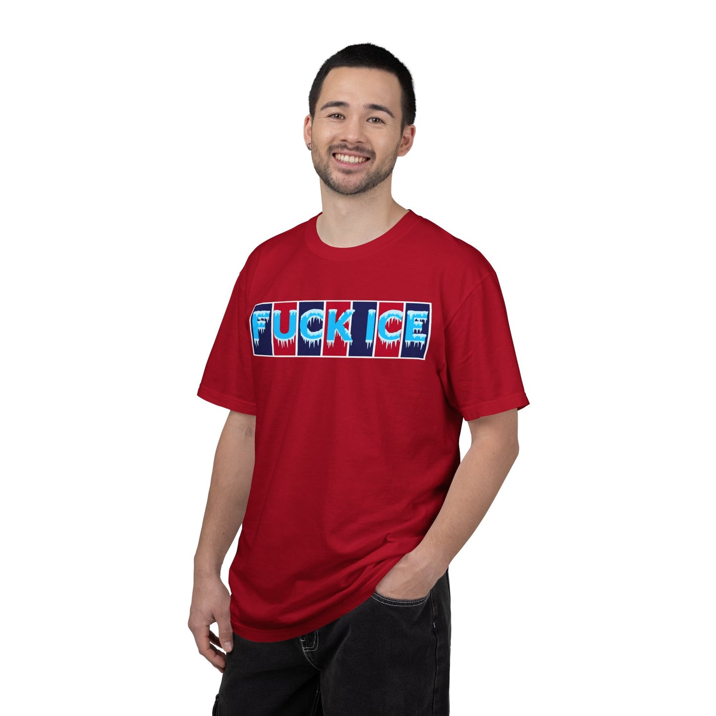 F*ck Ice Tee Protest Shirt Foxtrot Delta Tango F*ck Donald Trump Anti-Fascism Abolish Icestapo Comfort Colors Ring-Spun Cotton Tshirt