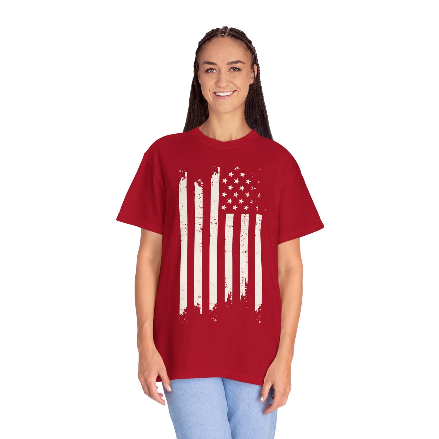 Distressed USA Flag Mourning Protest Shirt Social Justice TShirt Anti-Trump Merch Anti-Fascism Resist Comfort Colors Tee Democrat Apparel
