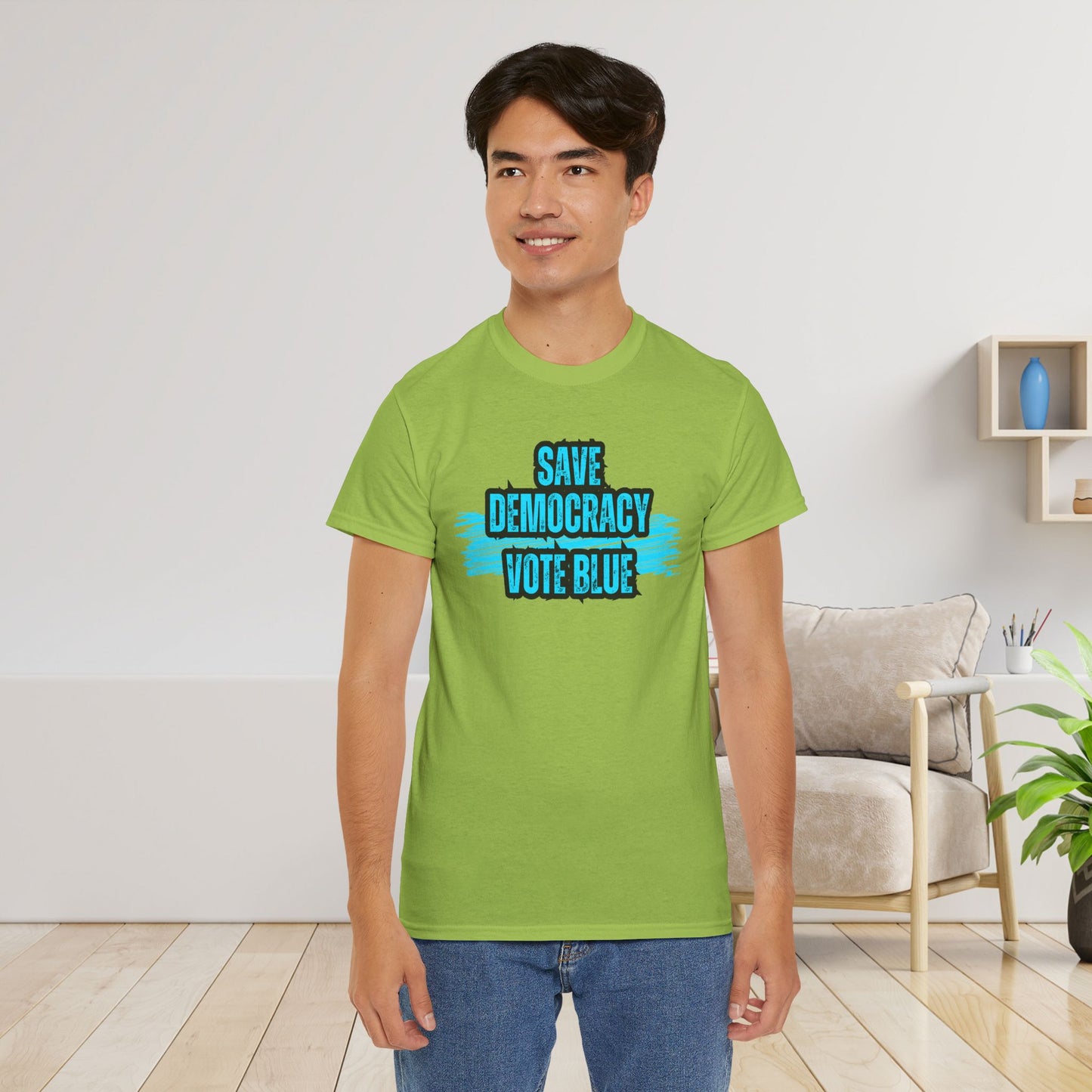 Save Democracy Vote Blue Shirt- Save Democracy Tee- Democrat Presidential Election T-Shirt