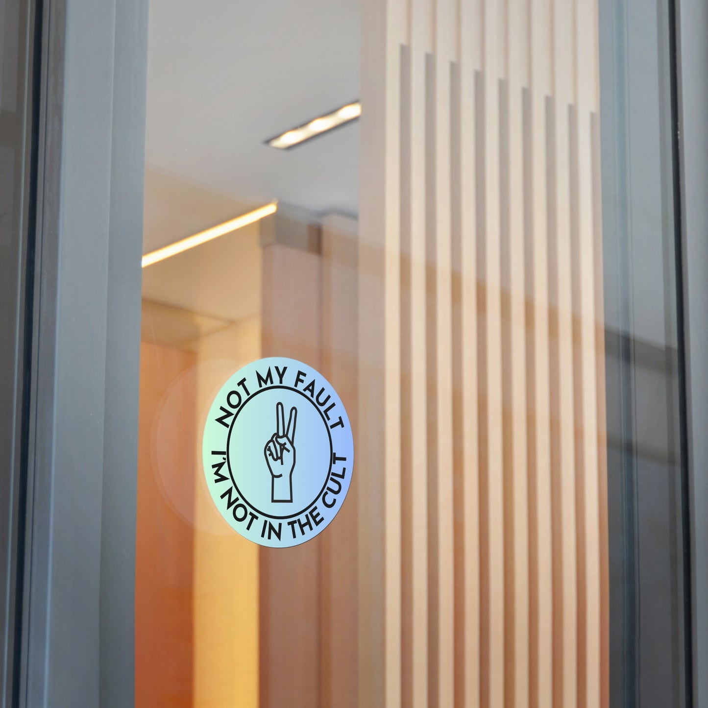 Vinyl Stickers - Don't Blame Me, I'm not in the cult