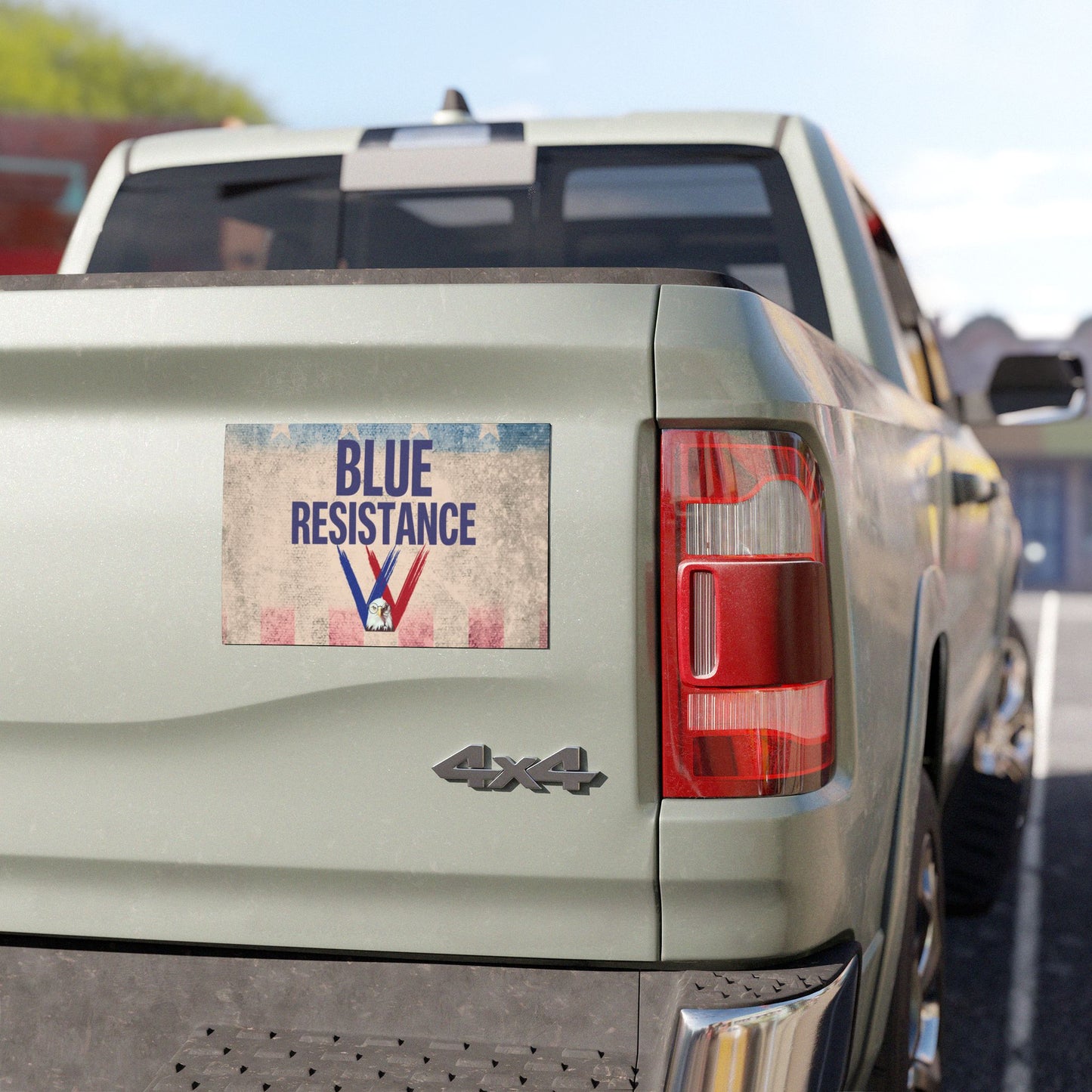 Car Magnets - Blue Resistance Statement Magnet