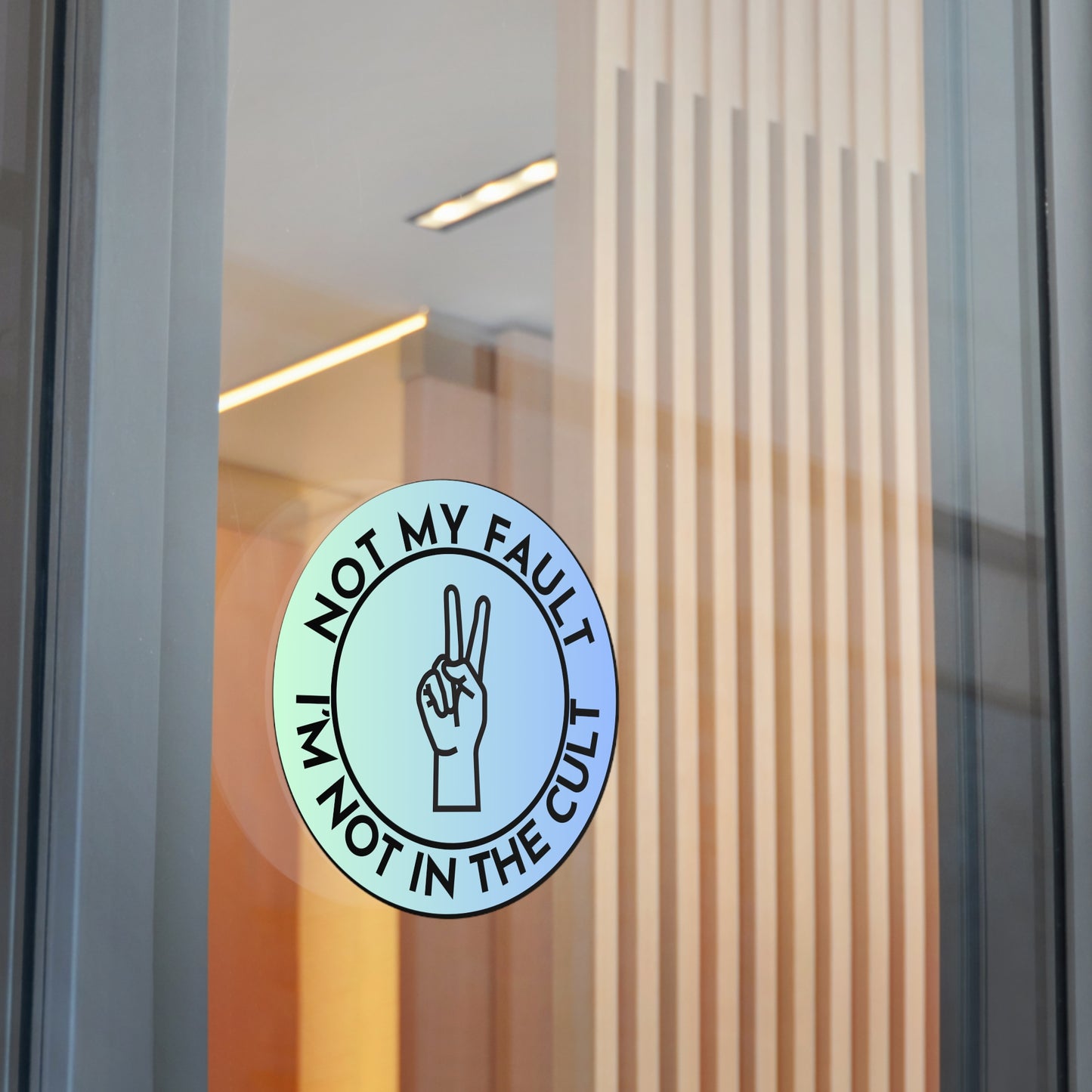 Vinyl Stickers - Don't Blame Me, I'm not in the cult