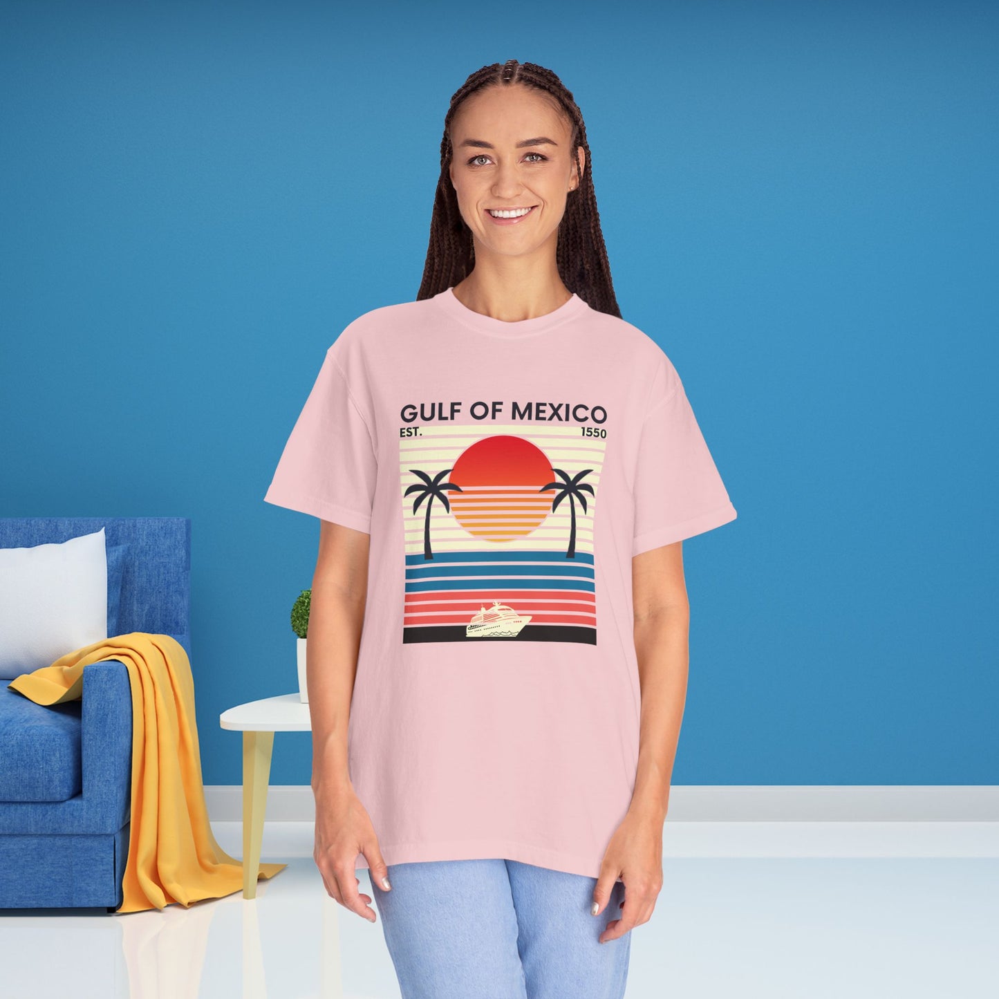 Gulf of Mexico Tee Sunset Resist T-Shirt Social Justice Shirt Comfort Colors Resistance Tee Anti Trump Protest Tshirt Democrat Apparel