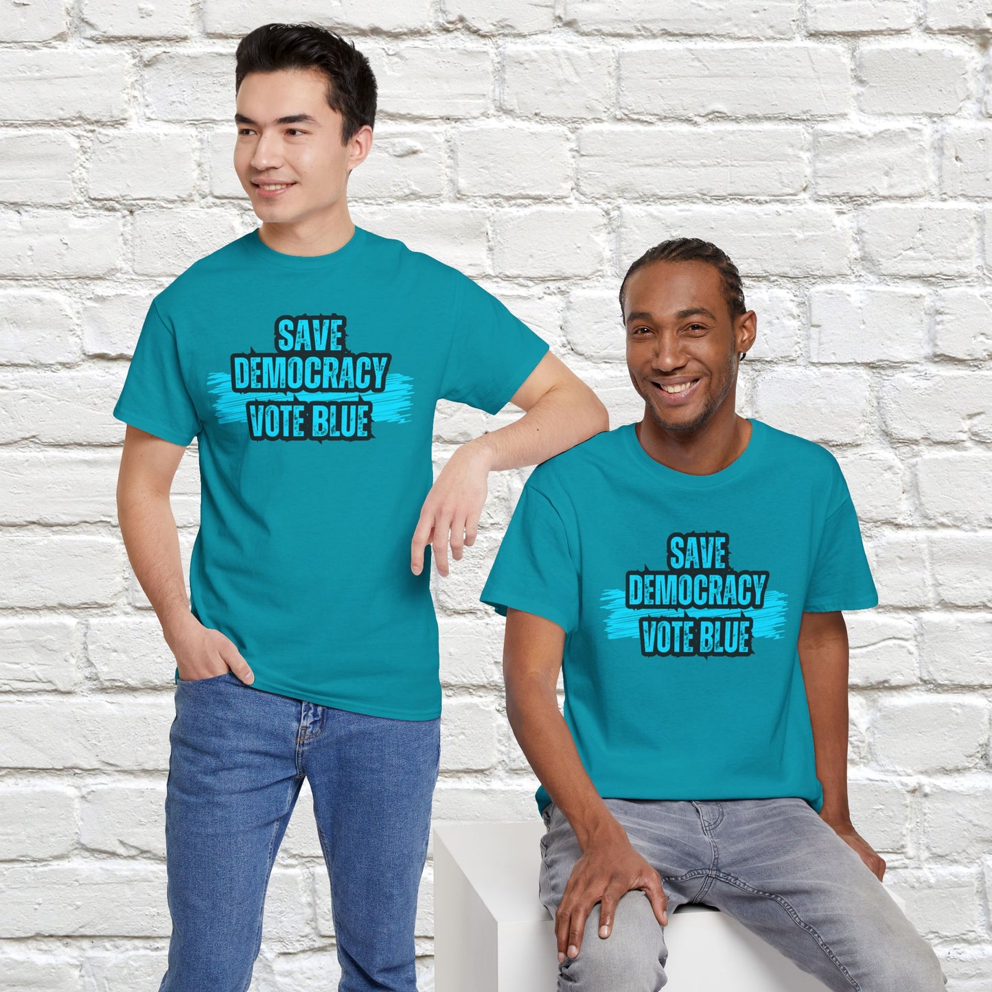 Save Democracy Vote Blue Shirt- Save Democracy Tee- Democrat Presidential Election T-Shirt