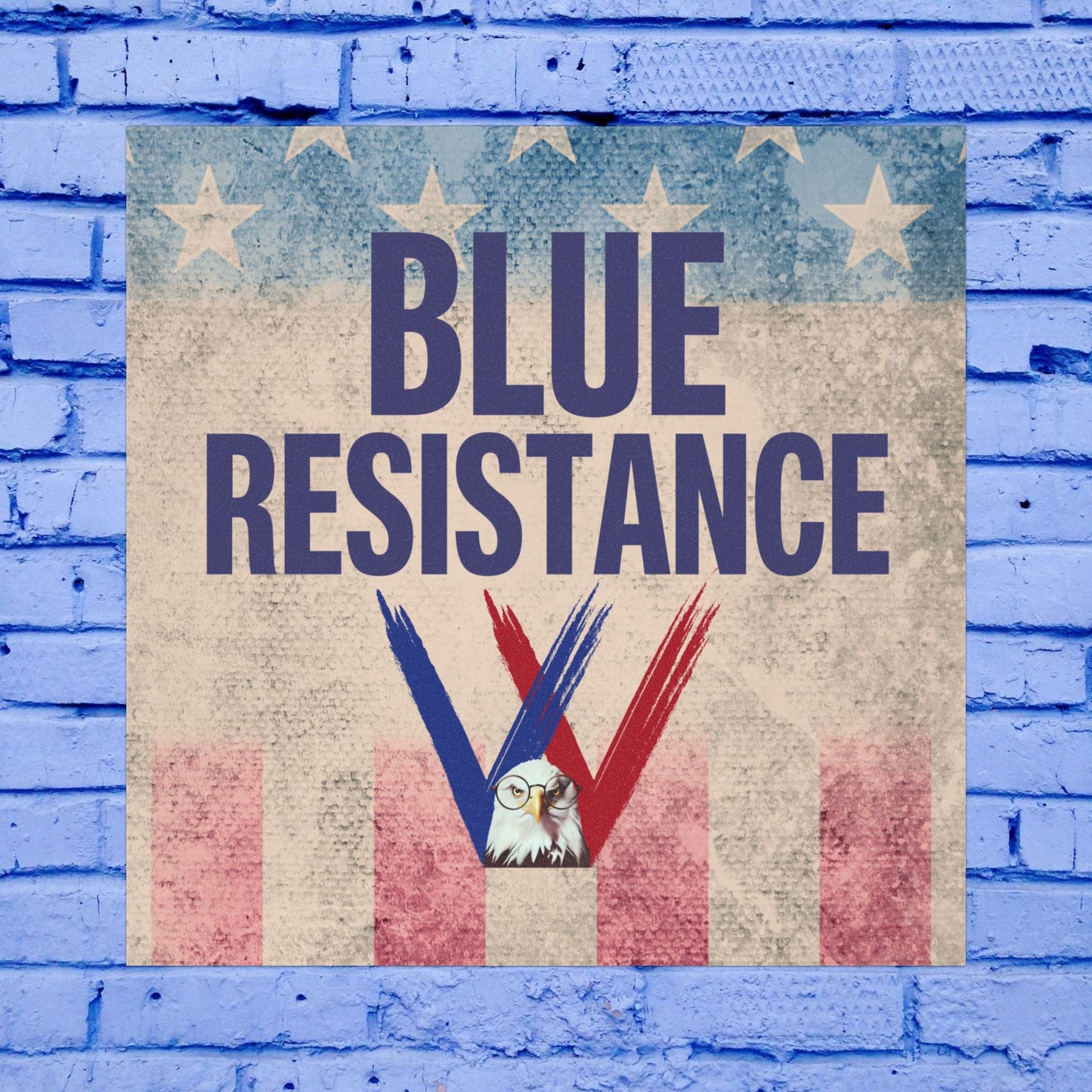 Car Magnets - Blue Resistance Statement Magnet