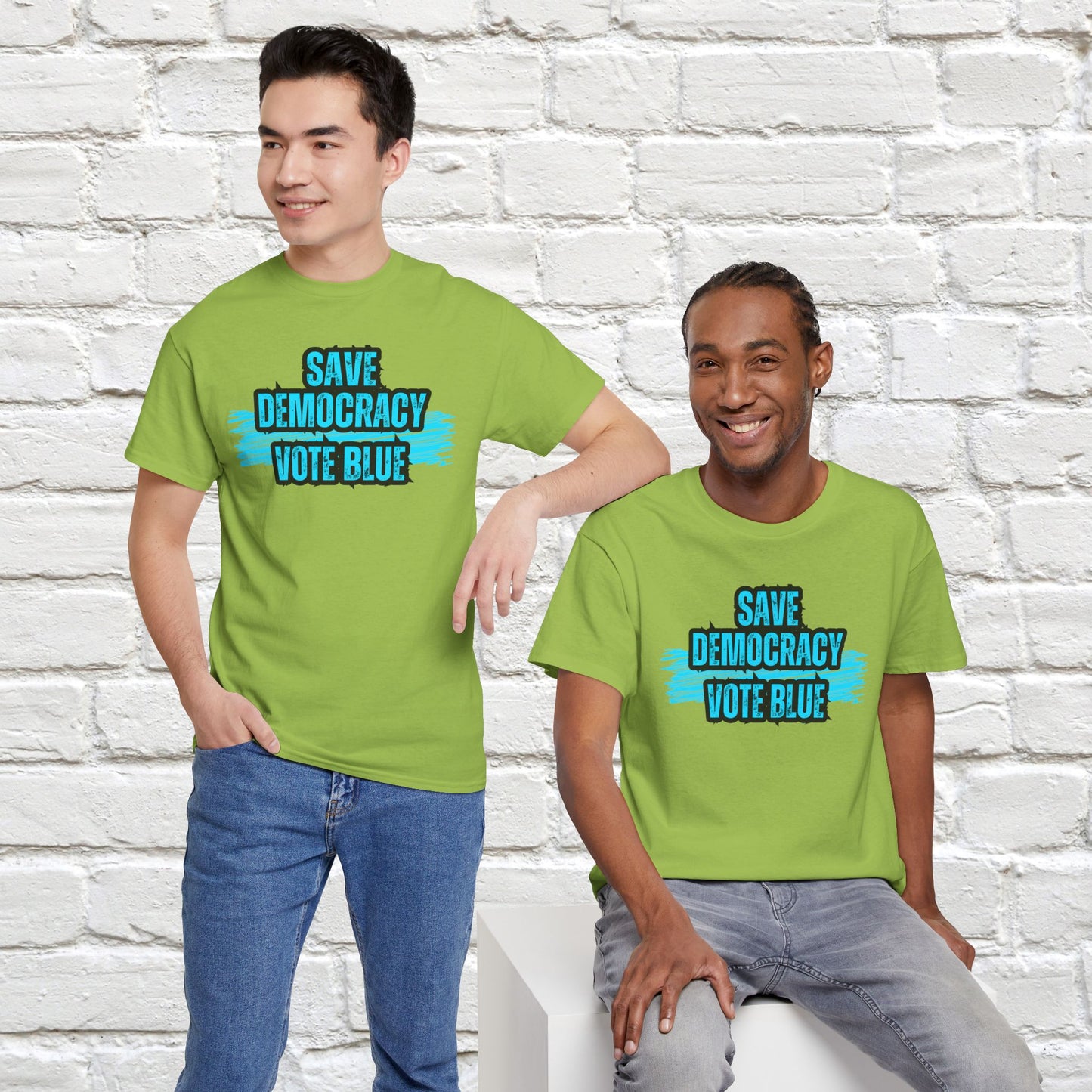 Save Democracy Vote Blue Shirt- Save Democracy Tee- Democrat Presidential Election T-Shirt