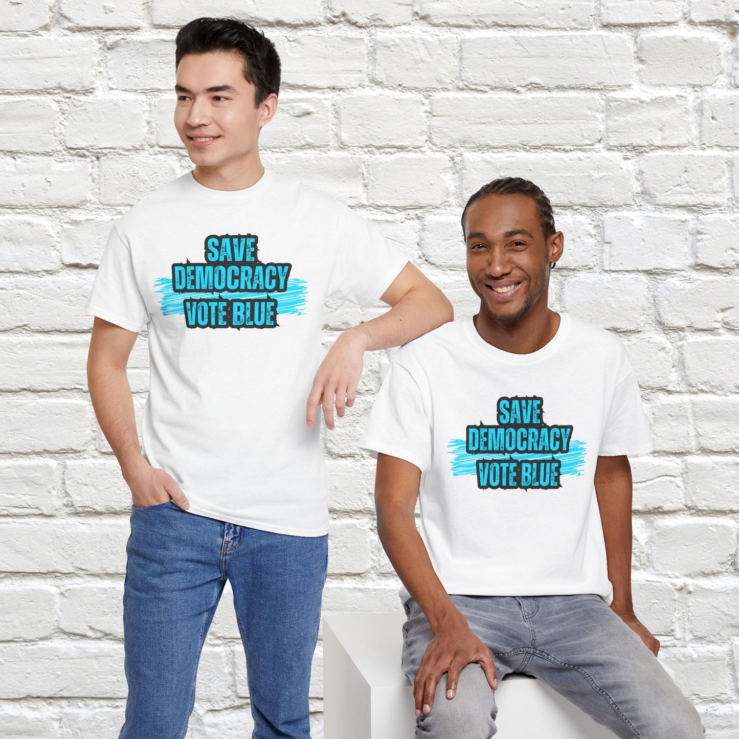 Save Democracy Vote Blue Shirt- Save Democracy Tee- Democrat Presidential Election T-Shirt
