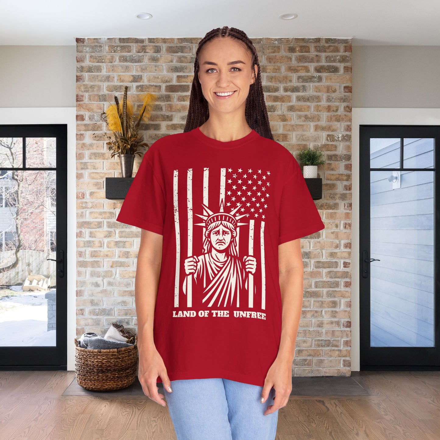 Unfree Social Justice Shirt Anti Trump Resistance Tee Anti-Fascism Protest TShirt Comfort Colors Activist T-Shirt Gift for Democrat Apparel