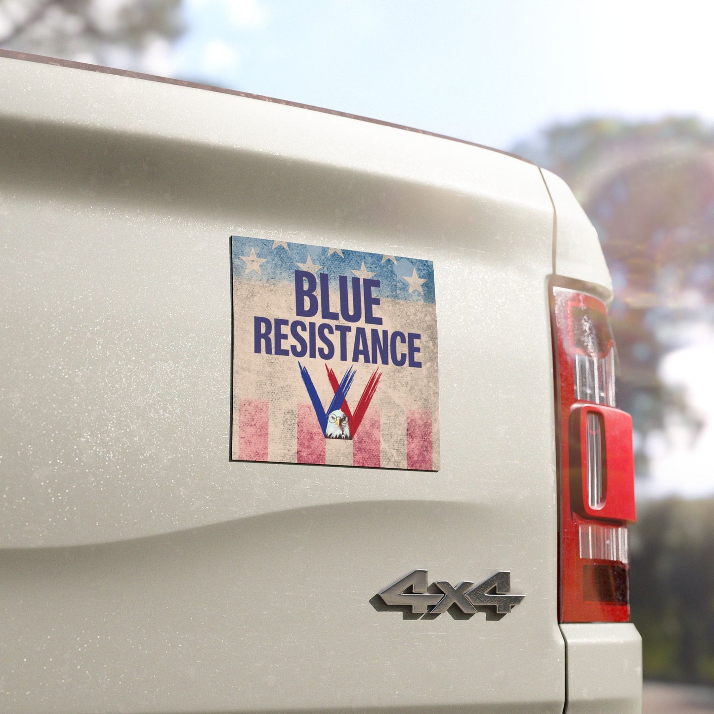 Car Magnets - Blue Resistance Statement Magnet