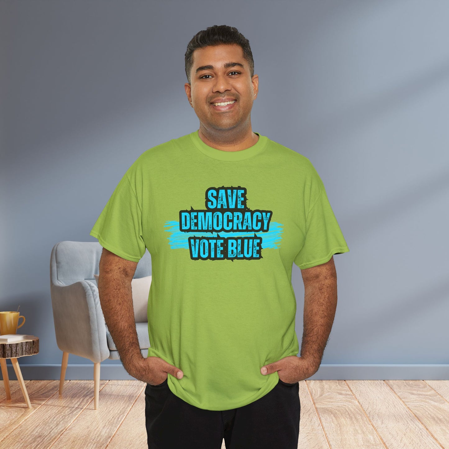 Save Democracy Vote Blue Shirt- Save Democracy Tee- Democrat Presidential Election T-Shirt