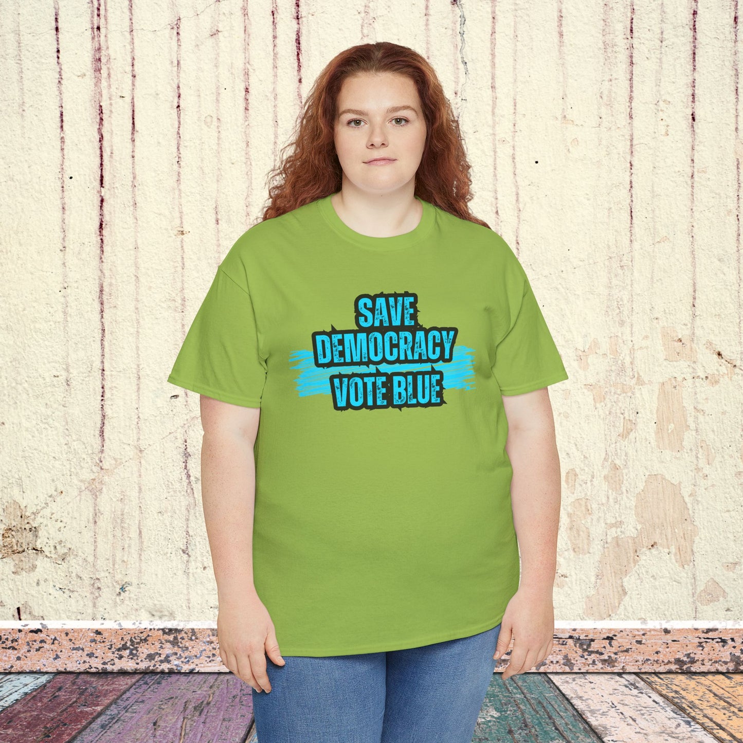Save Democracy Vote Blue Shirt- Save Democracy Tee- Democrat Presidential Election T-Shirt