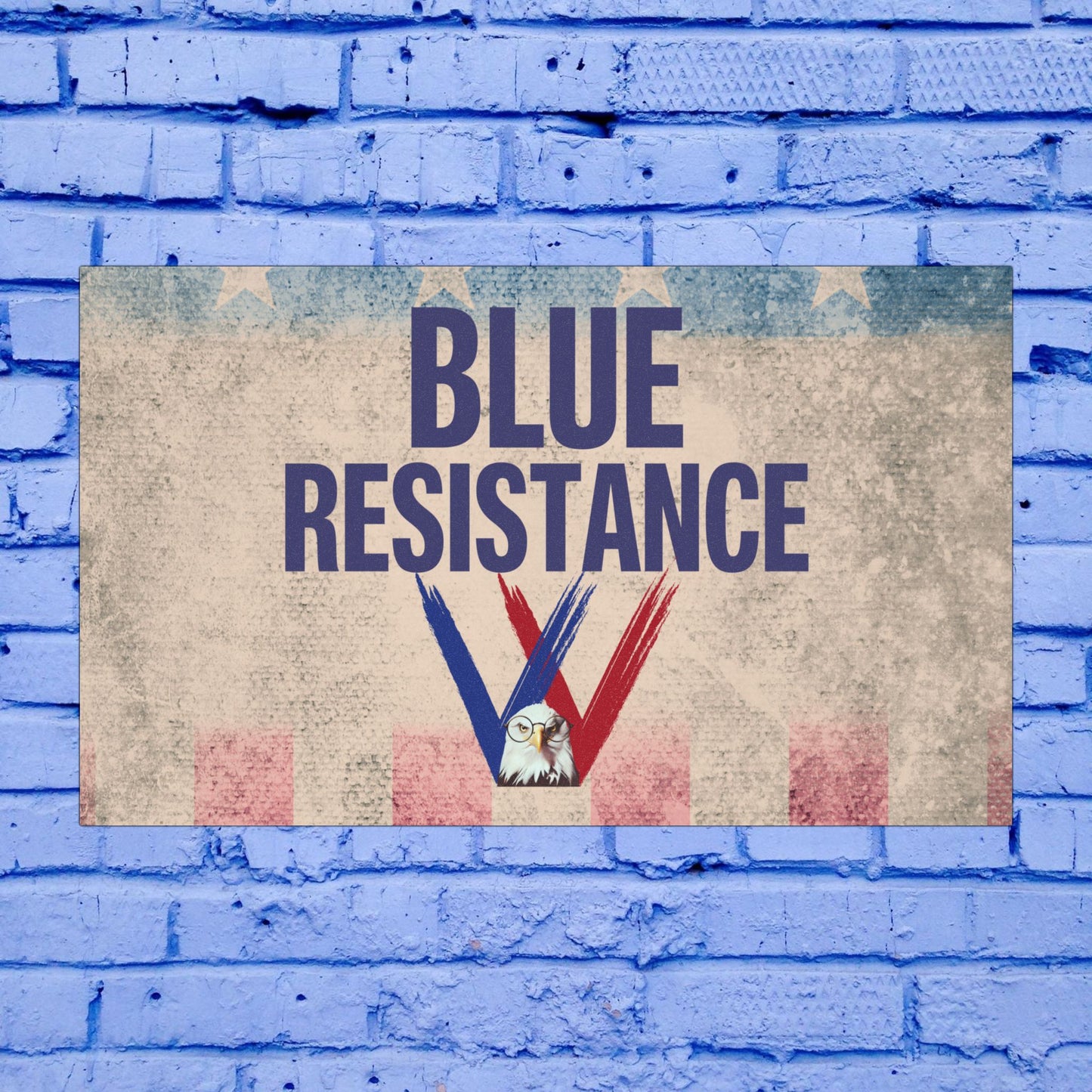 Car Magnets - Blue Resistance Statement Magnet