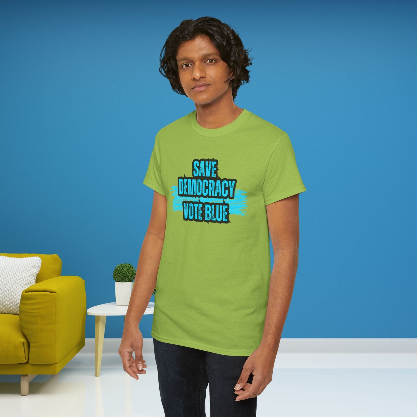 Save Democracy Vote Blue Shirt- Save Democracy Tee- Democrat Presidential Election T-Shirt