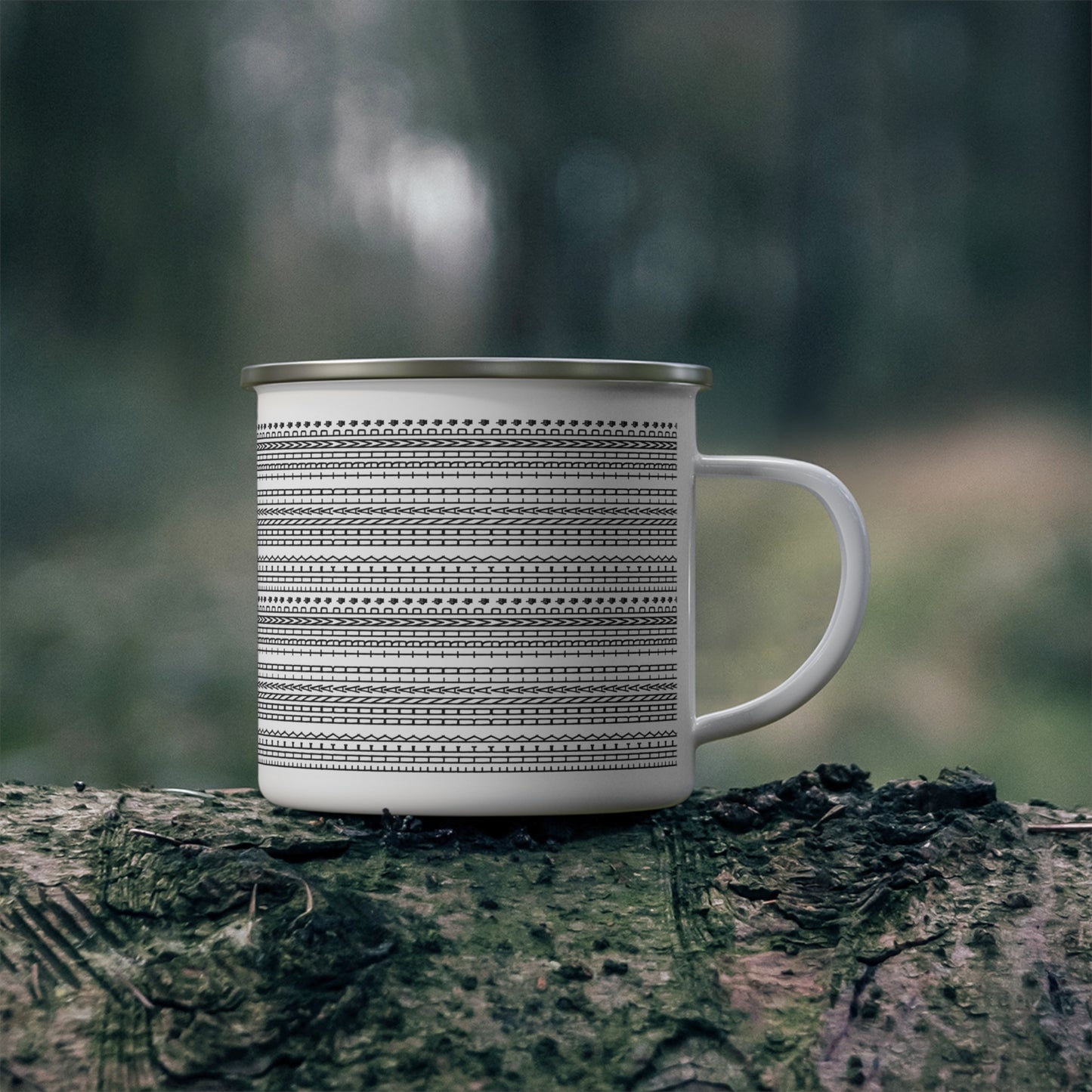 FDT Hidden Message Mug Enamel Camping Mugs Fuck Donald Trump Coffee Cup Stainless Steel Foxtrot Delta Tango Anti-Fascism Protest Cups