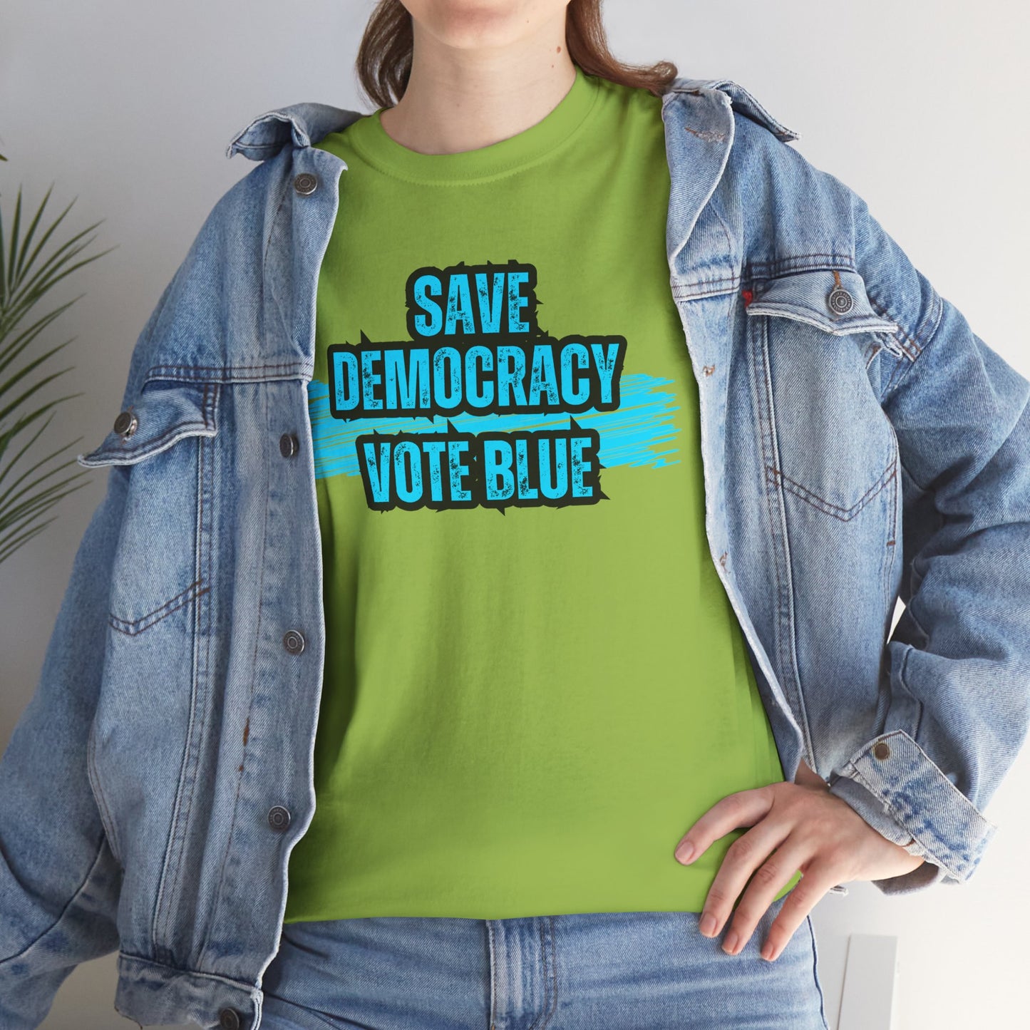 Save Democracy Vote Blue Shirt- Save Democracy Tee- Democrat Presidential Election T-Shirt