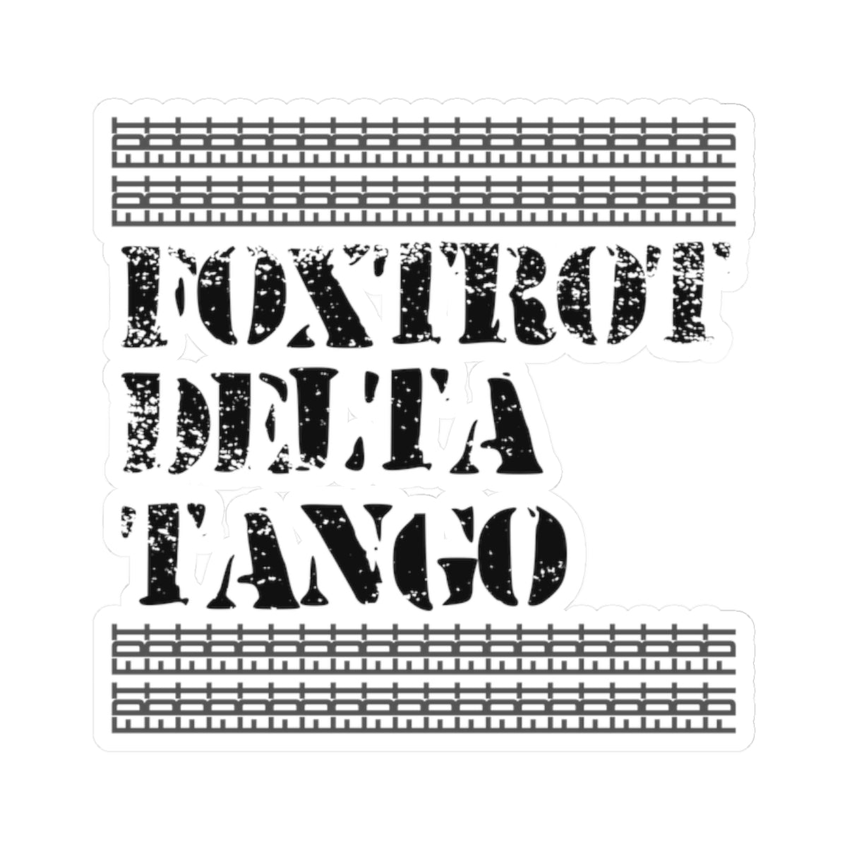 Resist Sticker Anti-Trump Merch FDT Foxtrot Delta Tango Political Decal Protest Sticker Activist Anti-Fascism Resistance Decal