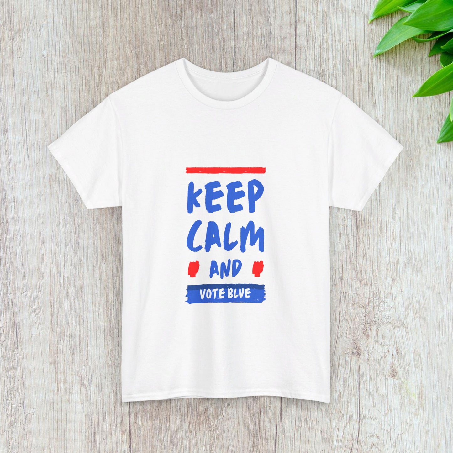 Keep Calm and Vote Blue Shirt- Save Democracy Tee- Democrat Presidential Election T-Shirt