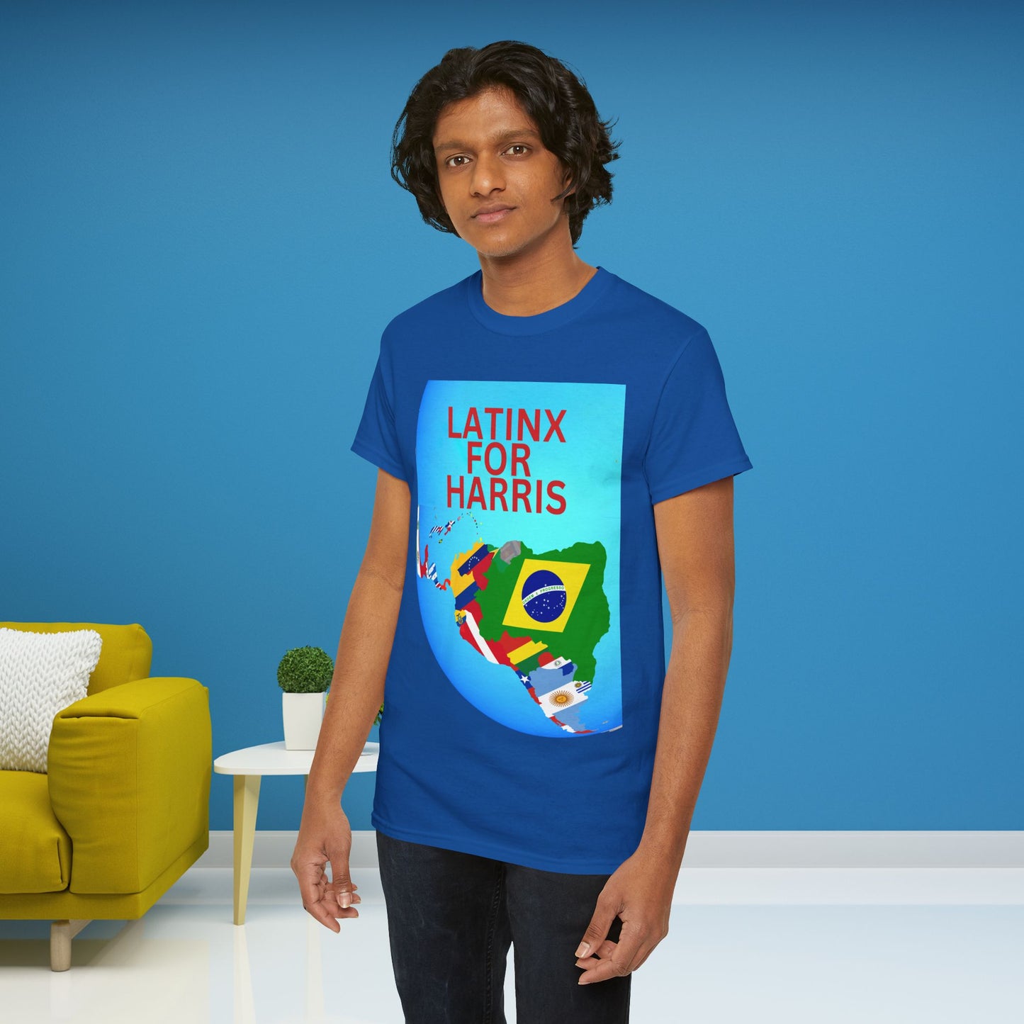 Latinx For Harris Shirt - Harris/Walz 2024 T-Shirt -  Democrat Presidential Election Tee