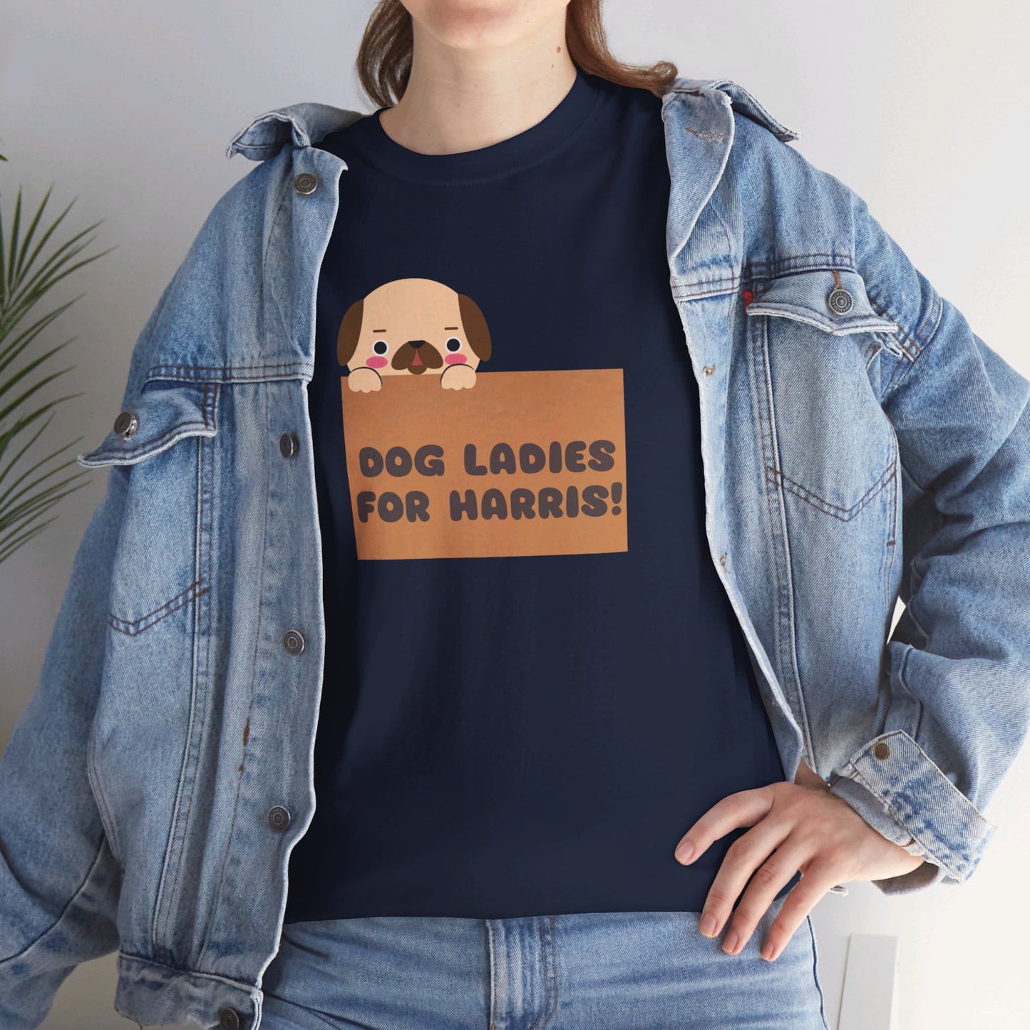 Dog Ladies for Harris Shirt- Dog Ladies Tee-  Witty Democrat Presidential Election T-Shirt