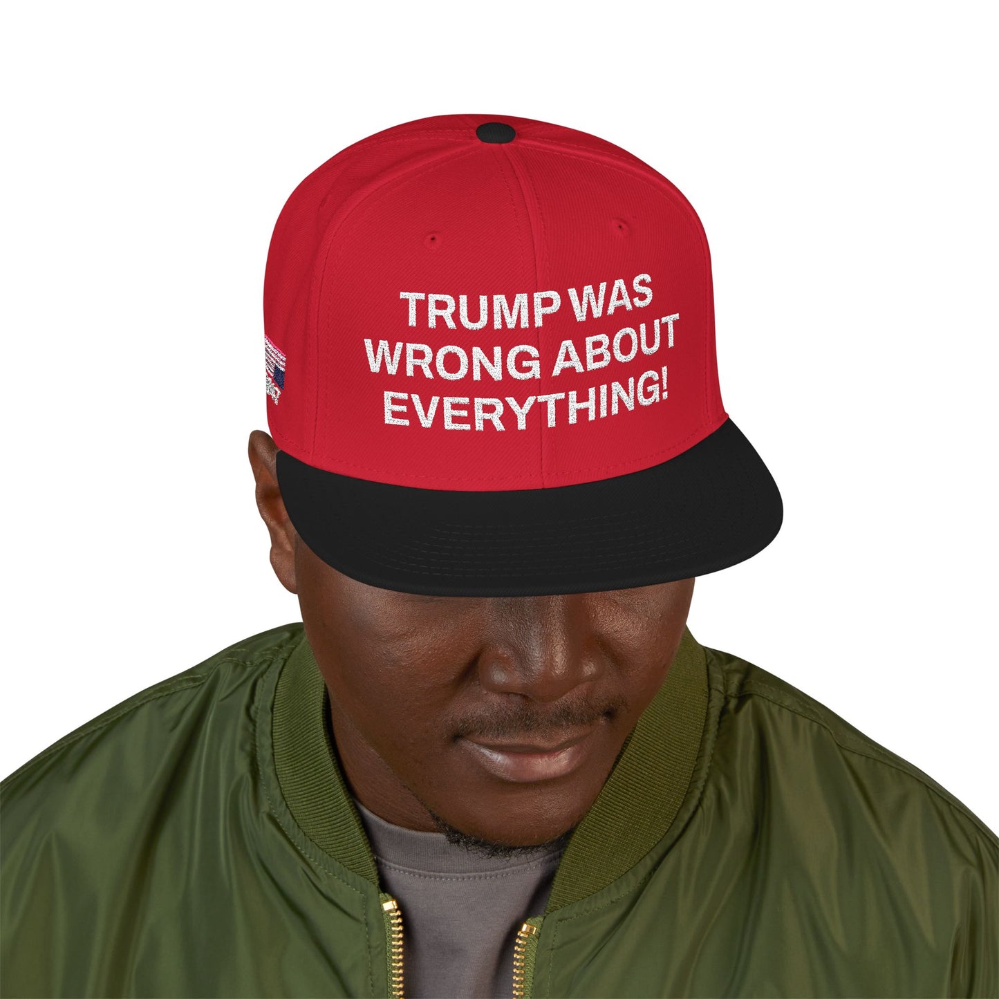 FDT Cap Embroidery Snapback DJT Protest Hat Trump Was Wrong About Everything Anti-Trump Merch Anti-Fascism Resistance Not My President Hat
