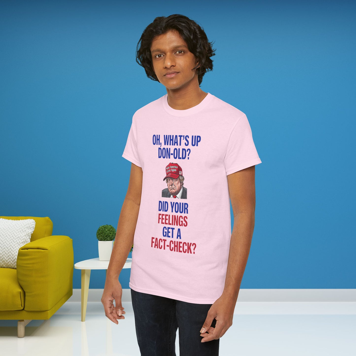 Did Your Feelings Get a Fact-Check? Shirt- Humorous Anti-Fascism Tee-  Democrat Presidential Election T-Shirt