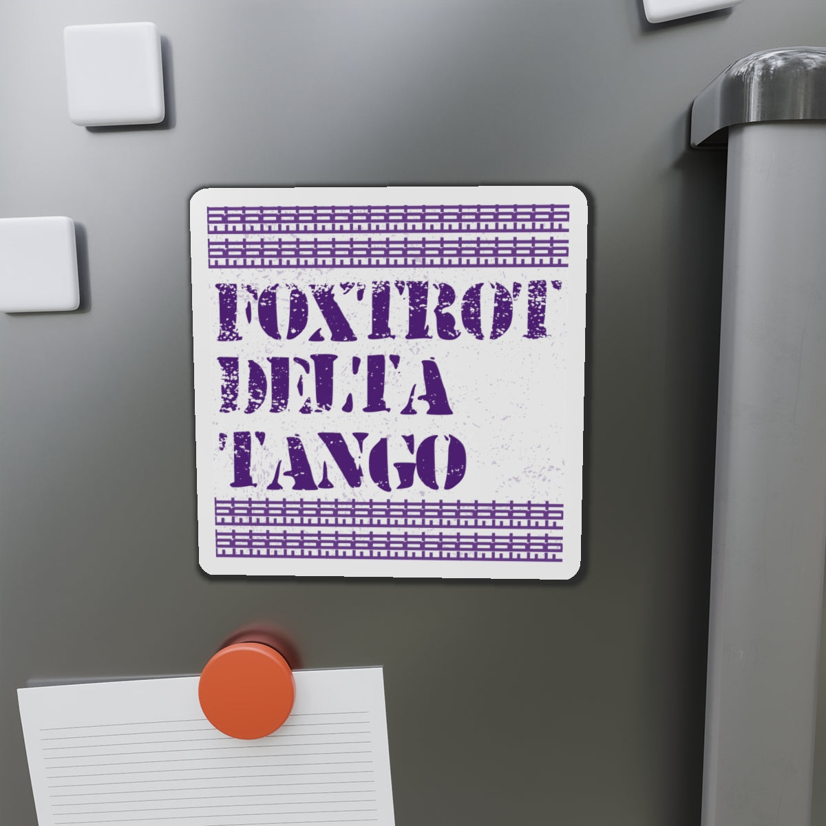 Political Magnet Anti-Trump Merch Foxtrot Delta Tango Car Magnet Political Decal FDT Resist Protest Activism Gear Anti-Fascism Resistance
