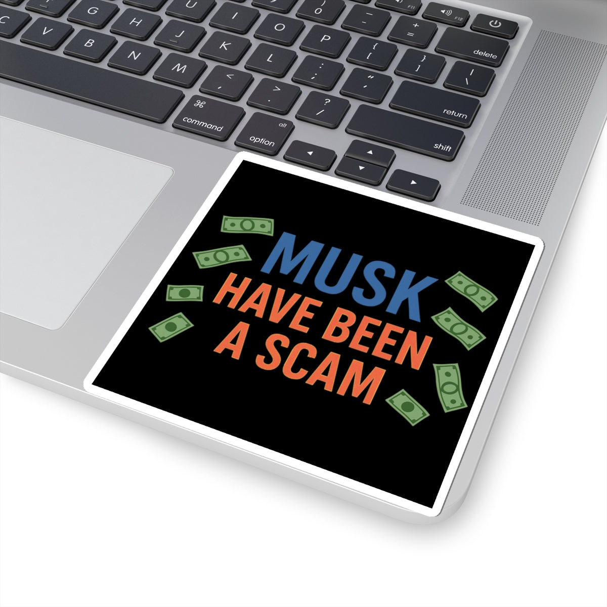 Resist Sticker Elon Musk Have Been A Scam Anti-Trump Merch Political Decal FDT Protest Sticker Activist Anti-Fascism Resistance Decal