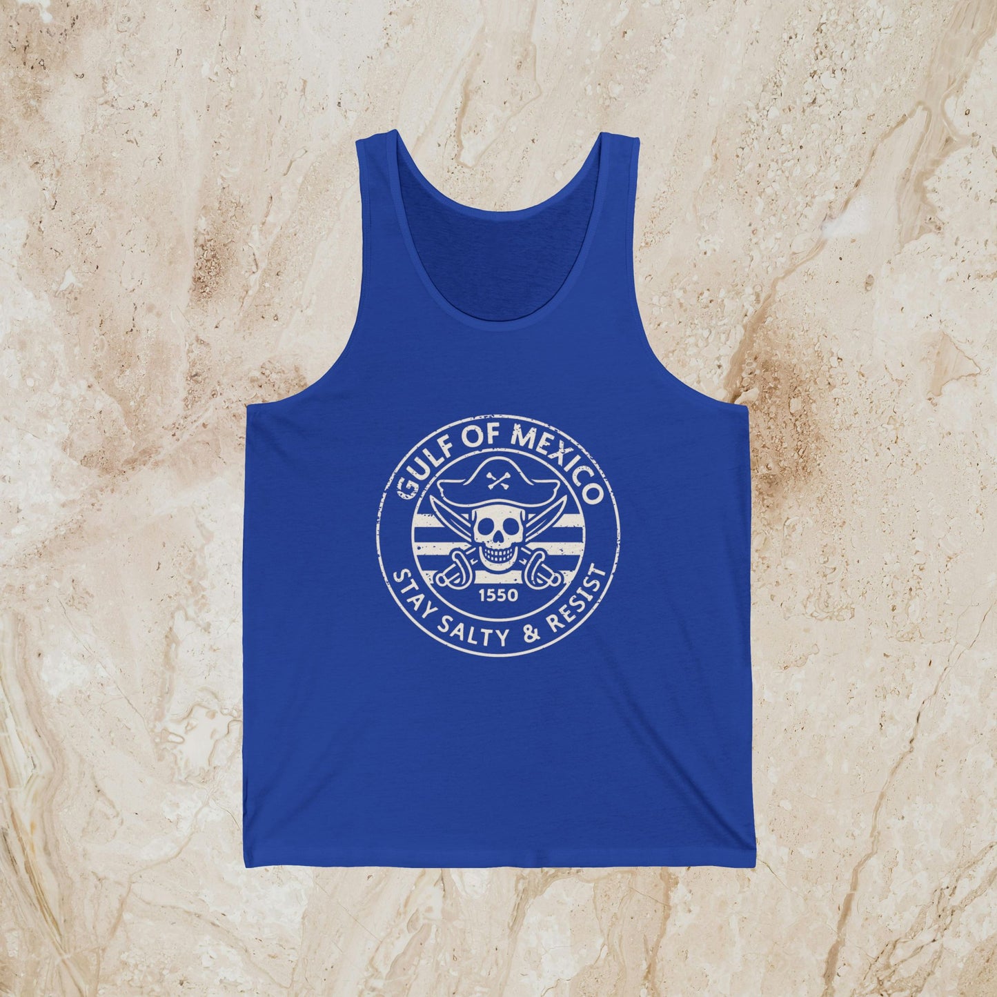 Gulf of Mexico Pirate Resist Shirt Protest Tank Top Social Justice Anti-Trump Merch Anti-Fascism Gear Resistance Tank Top Democrat Apparel