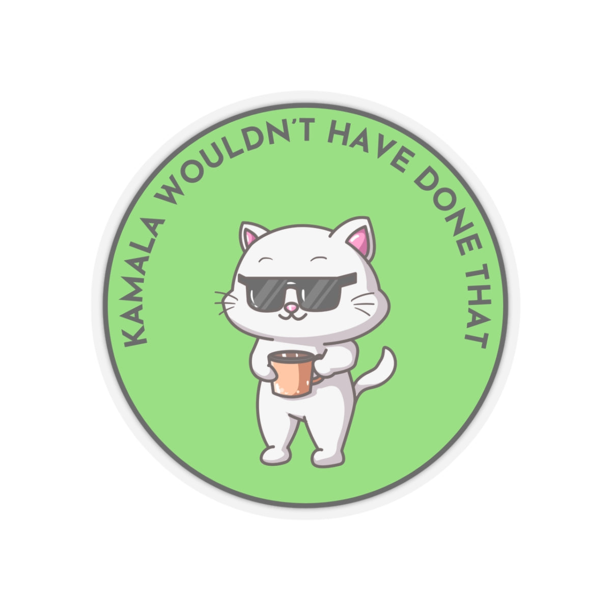 Resist Sticker Anti-Trump Merch Kamala Wouldn't Have Done That Political Decal FDT Protest Sticker Activist Anti-Fascism Resistance Decal