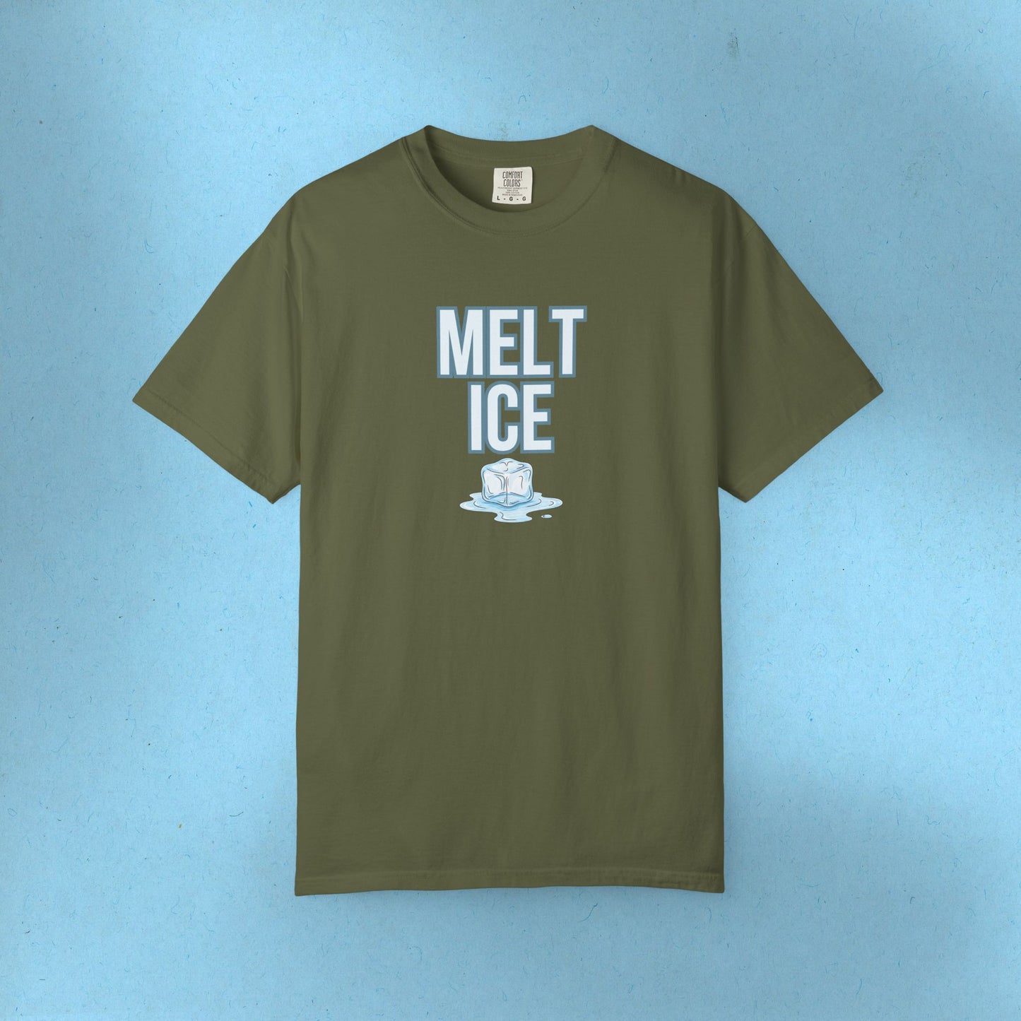 Melt ICE Tee Protest Shirt Foxtrot Delta Tango F*ck Donald Trump Anti-Fascism Abolish Icestapo Comfort Colors Ring-Spun Cotton Tshirt