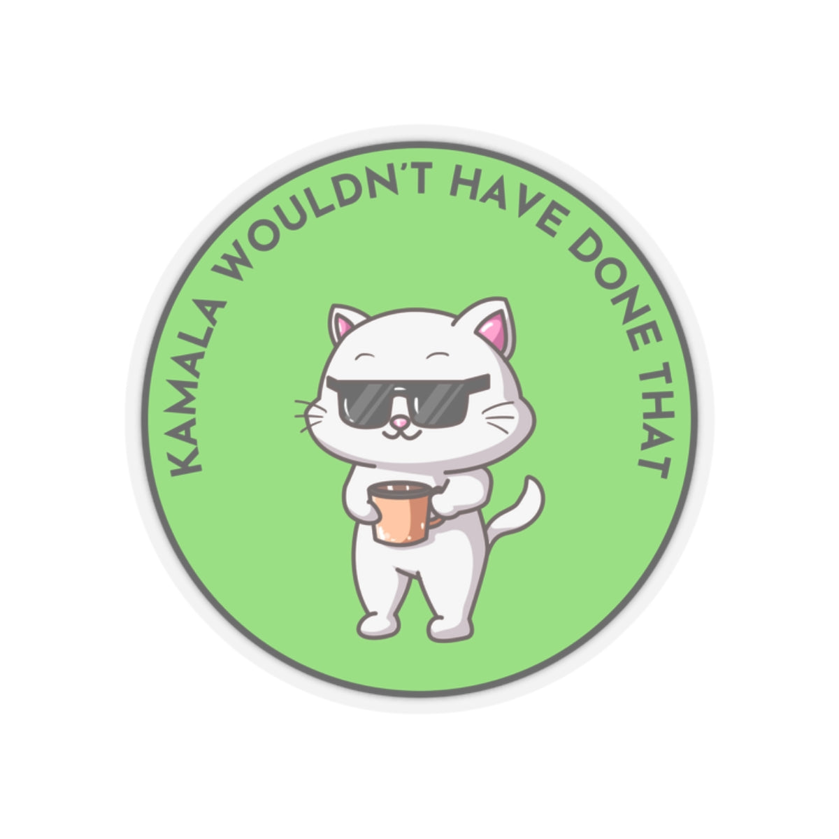 Resist Sticker Anti-Trump Merch Kamala Wouldn't Have Done That Political Decal FDT Protest Sticker Activist Anti-Fascism Resistance Decal