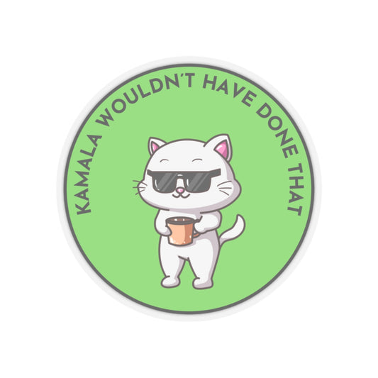 Resist Sticker Anti-Trump Merch Kamala Wouldn't Have Done That Political Decal FDT Protest Sticker Activist Anti-Fascism Resistance Decal