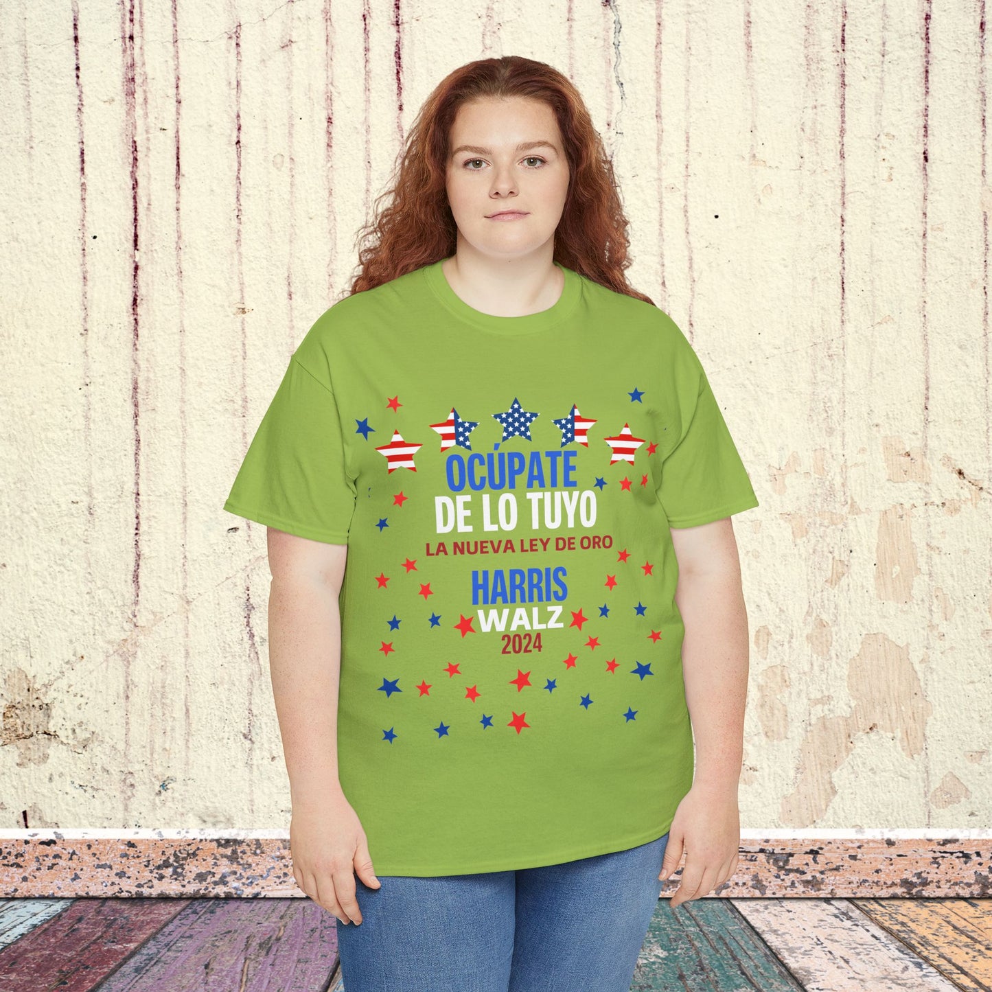 Ocúpate De Lo Tuyo Shirt- Harris/Walz 2024 T-Shirt in Spanish-  Democrat Presidential Election Tee