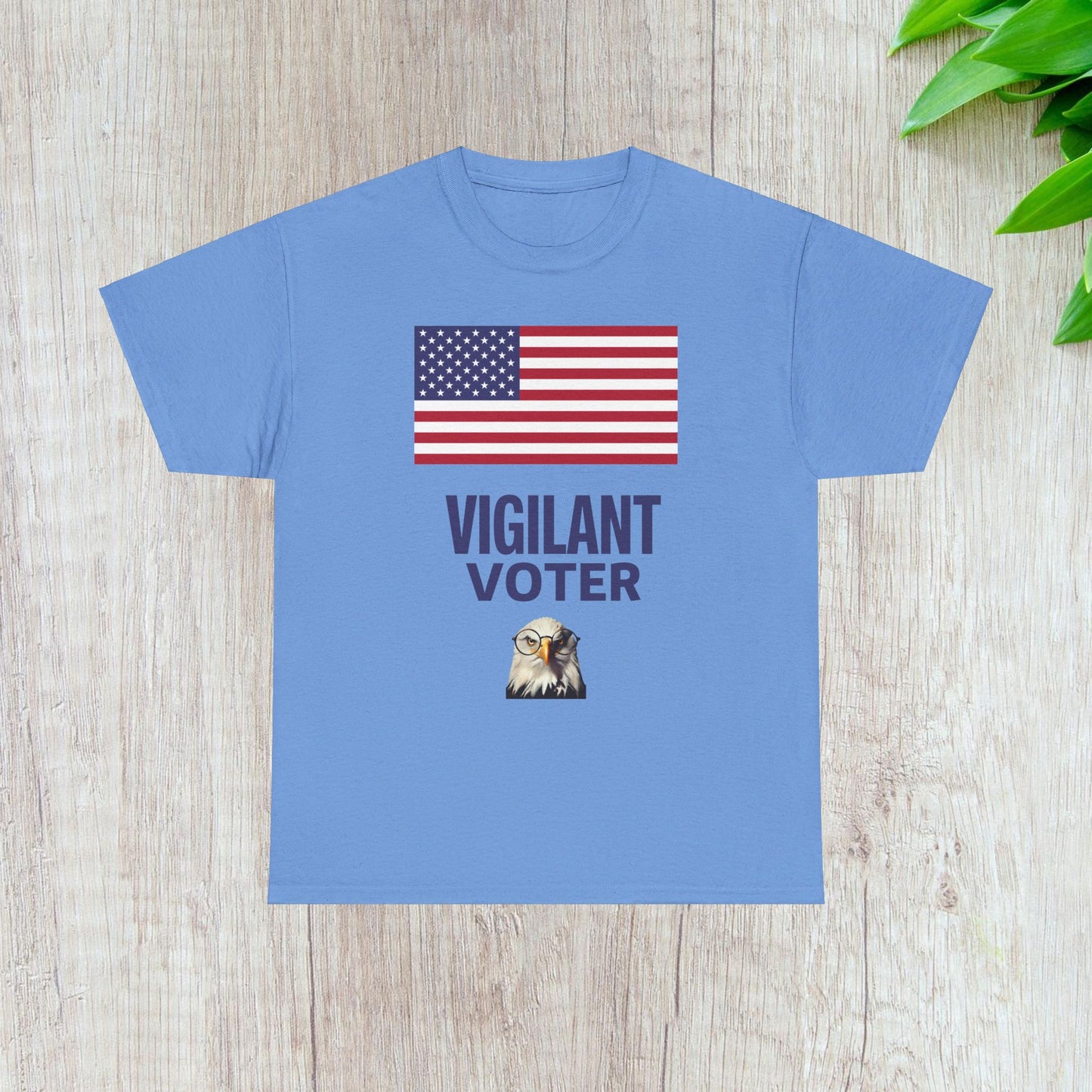 Vigilant Voter Shirt- Vote Blue Save Democracy Tee- Democrat Presidential Election T-Shirt