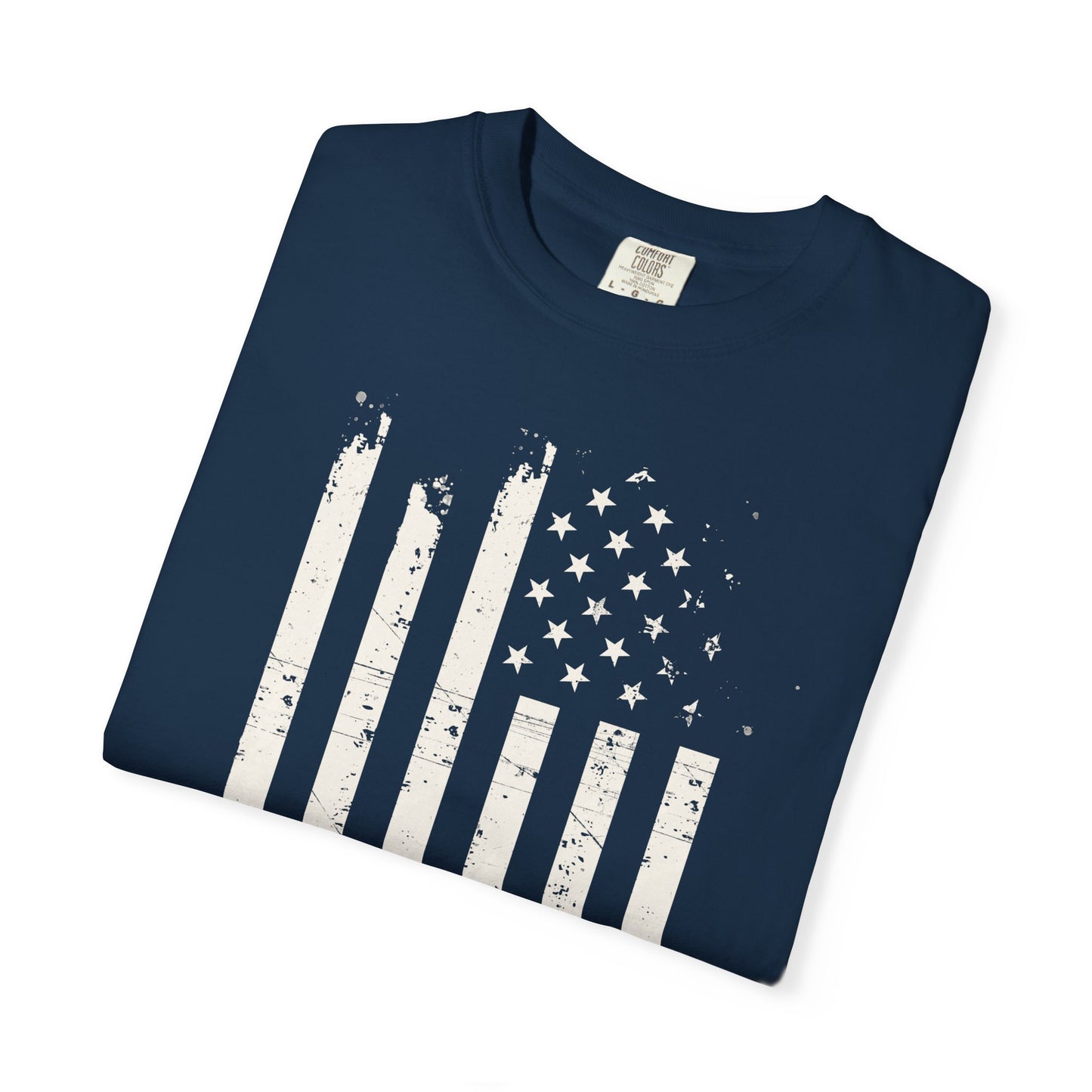 Distressed USA Flag Mourning Protest Shirt Social Justice TShirt Anti-Trump Merch Anti-Fascism Resist Comfort Colors Tee Democrat Apparel