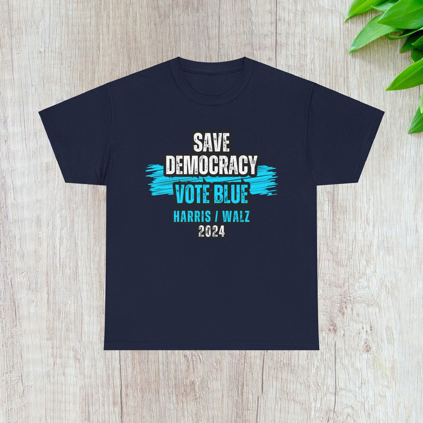 Save Democracy Vote Blue Shirt- Save Democracy Tee- Democrat Presidential Election T-Shirt