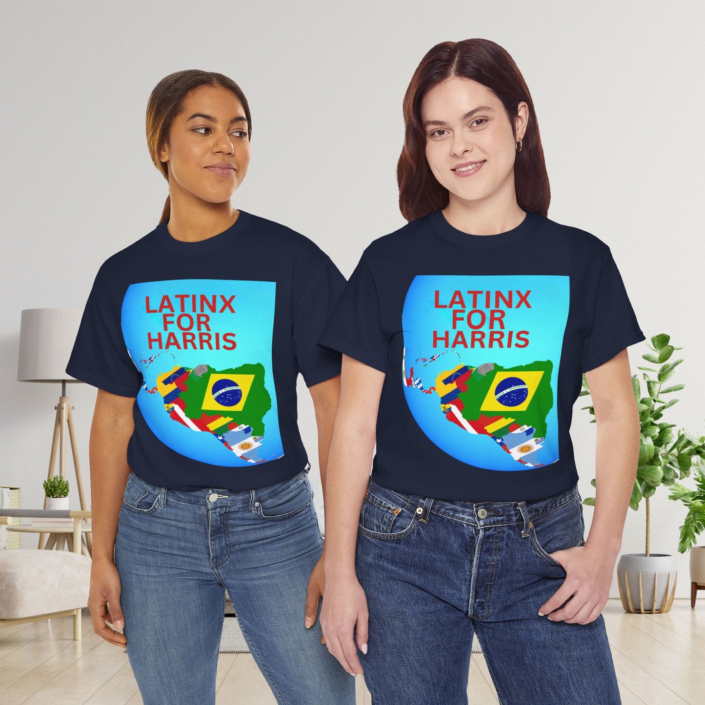 Latinx For Harris Shirt - Harris/Walz 2024 T-Shirt -  Democrat Presidential Election Tee