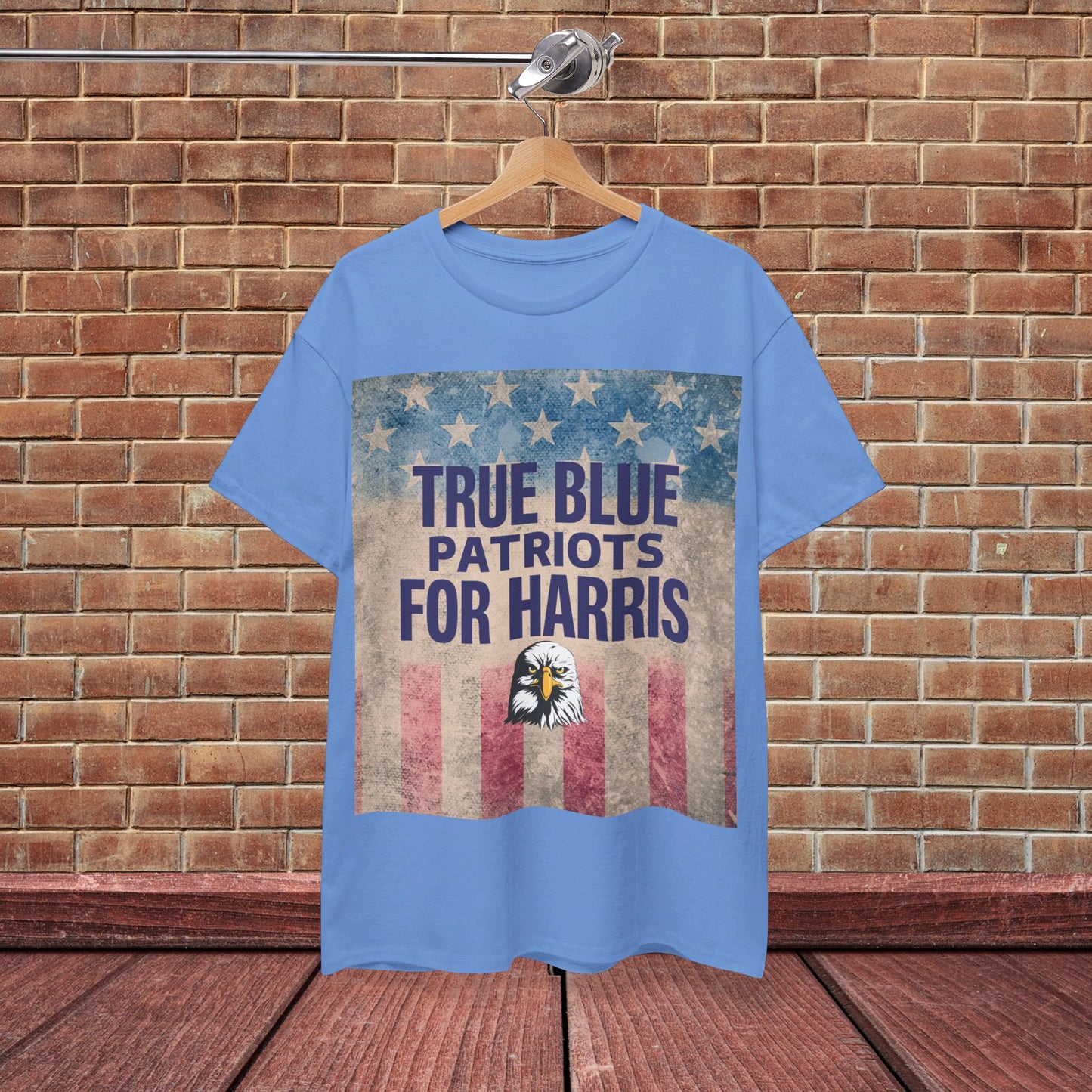 True Blue Patriots for Harris Shirt- Save Democracy Tee- Democrat Presidential Election T-Shirt